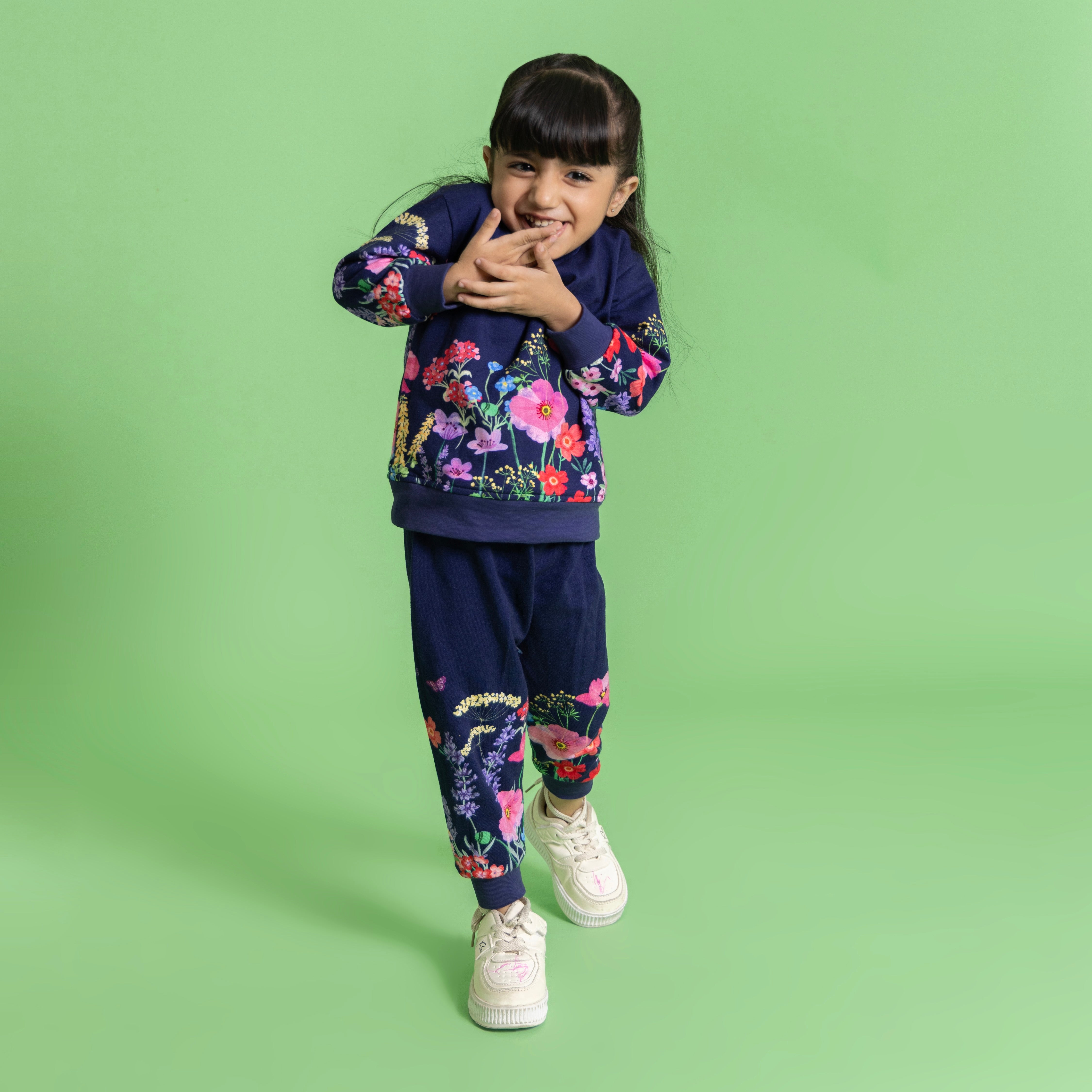 Esme Blue Floral Track Set