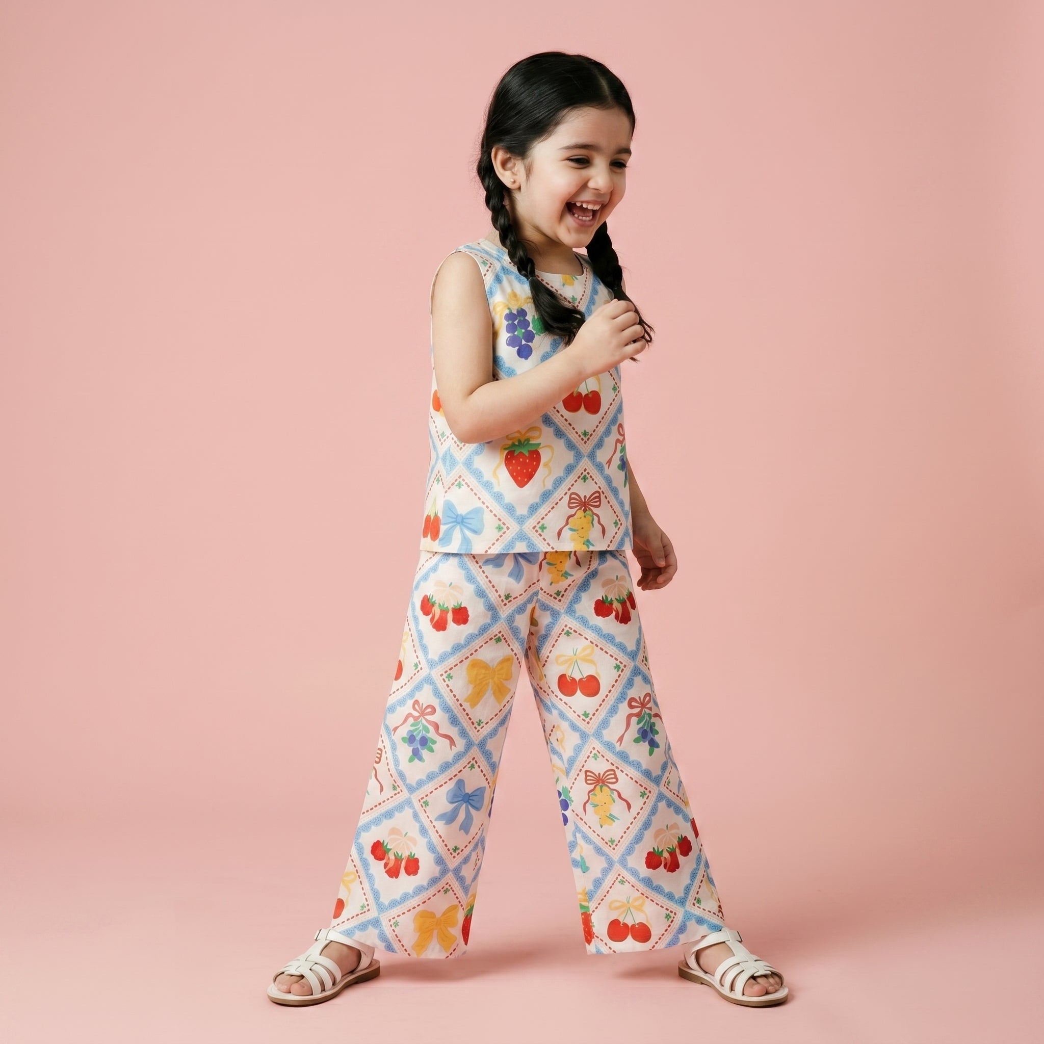 Dolce Berry Coord Linen Coord Set