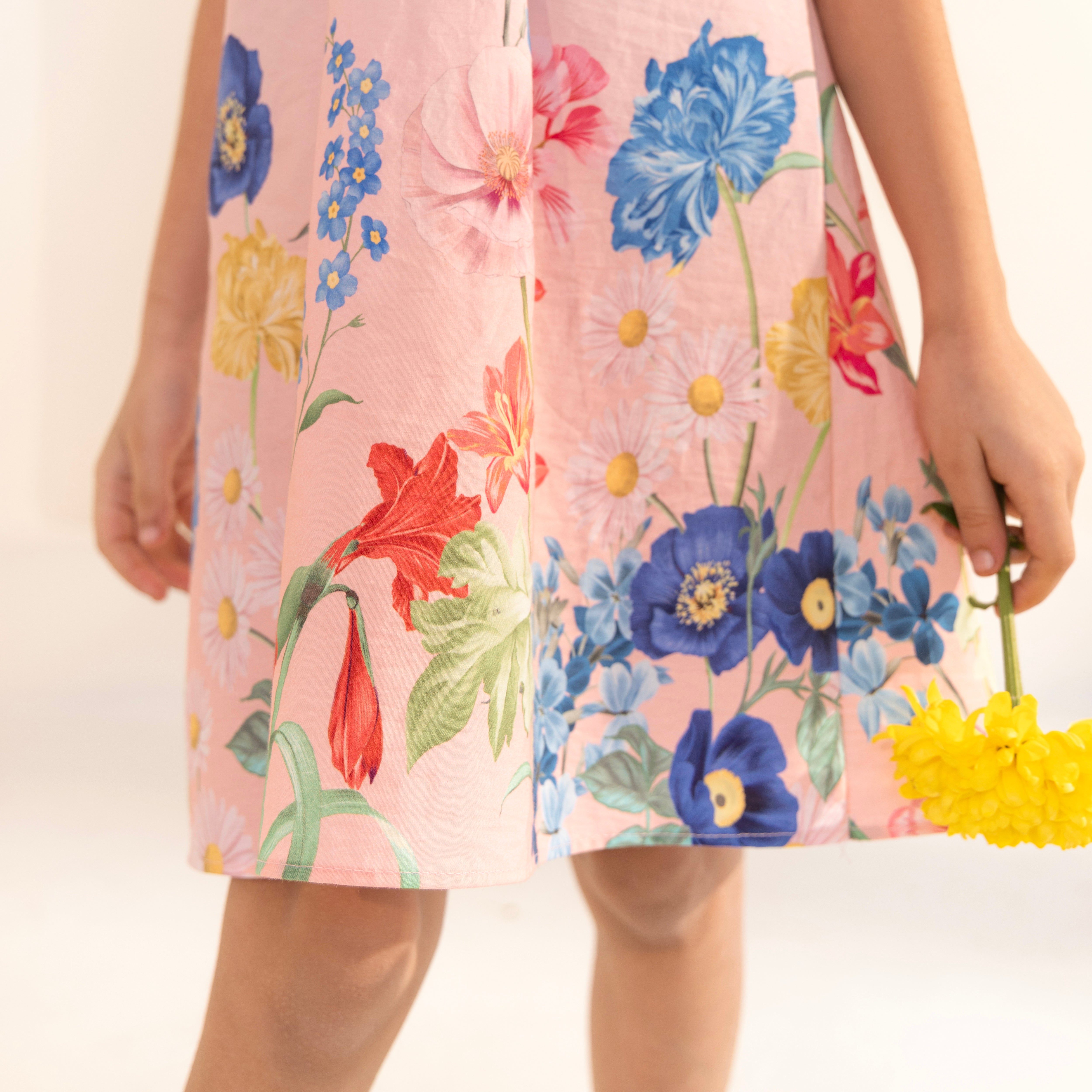 Amaris Floral Cotton Dress - Bibbity Bobbity