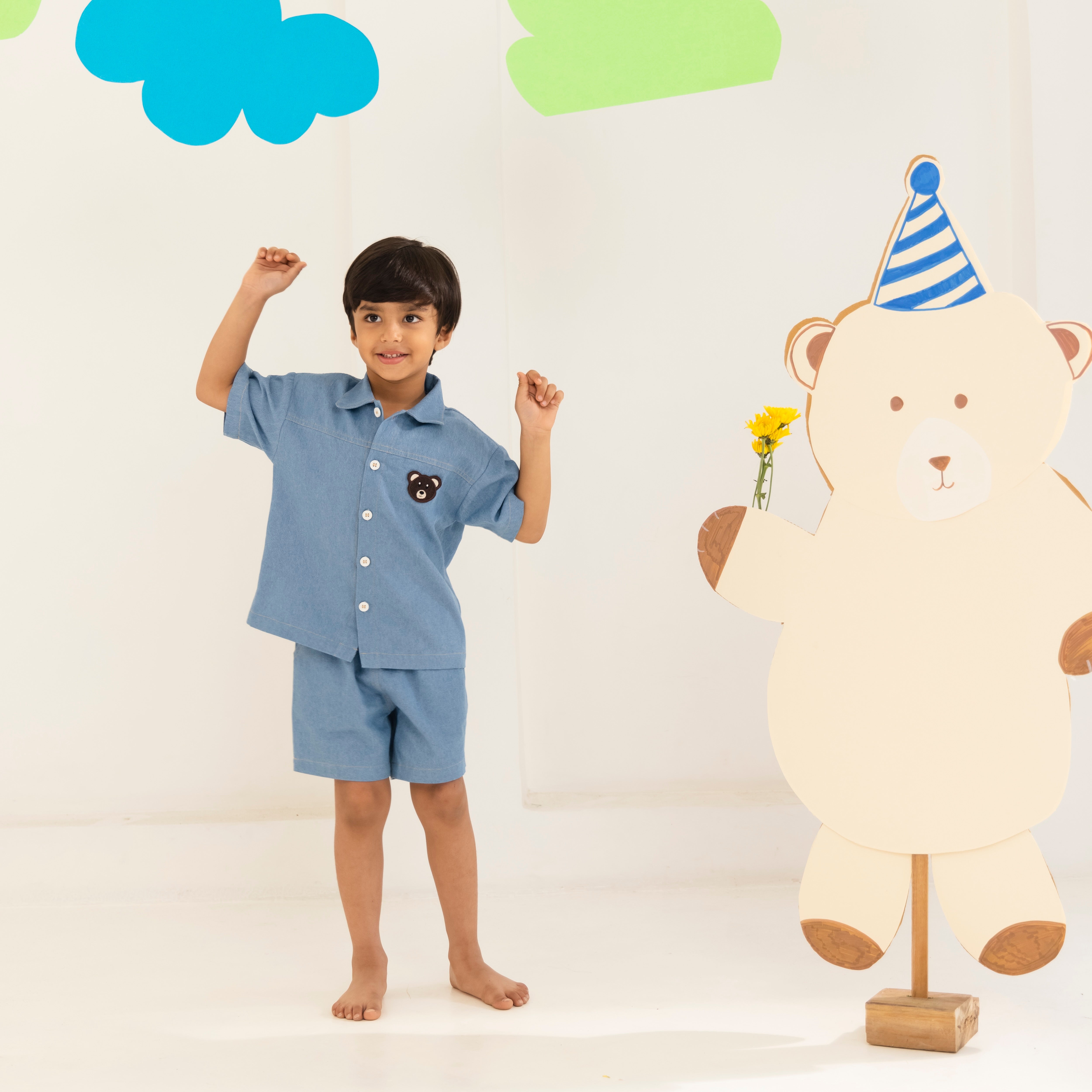 Archie Denim Cord Set