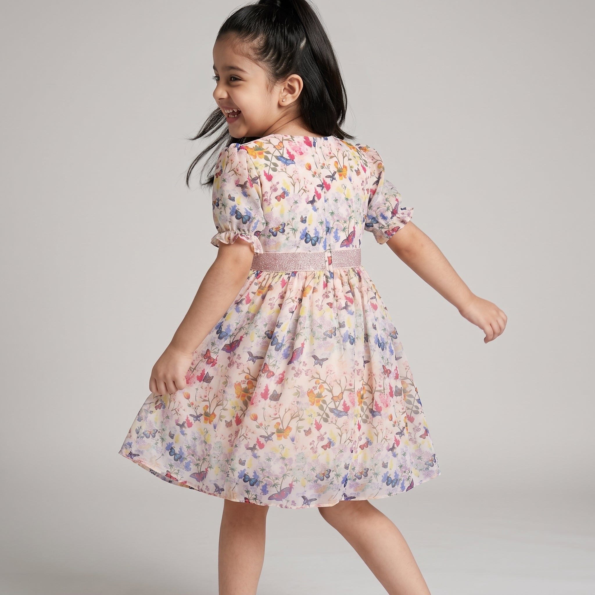 Evangeline Butterfly Print Dress - Bibbity Bobbity