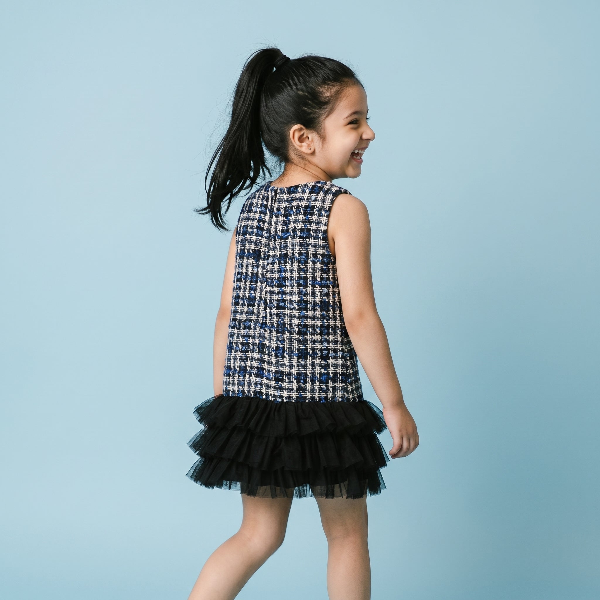 Fiona Tweed Dress - Bibbity Bobbity