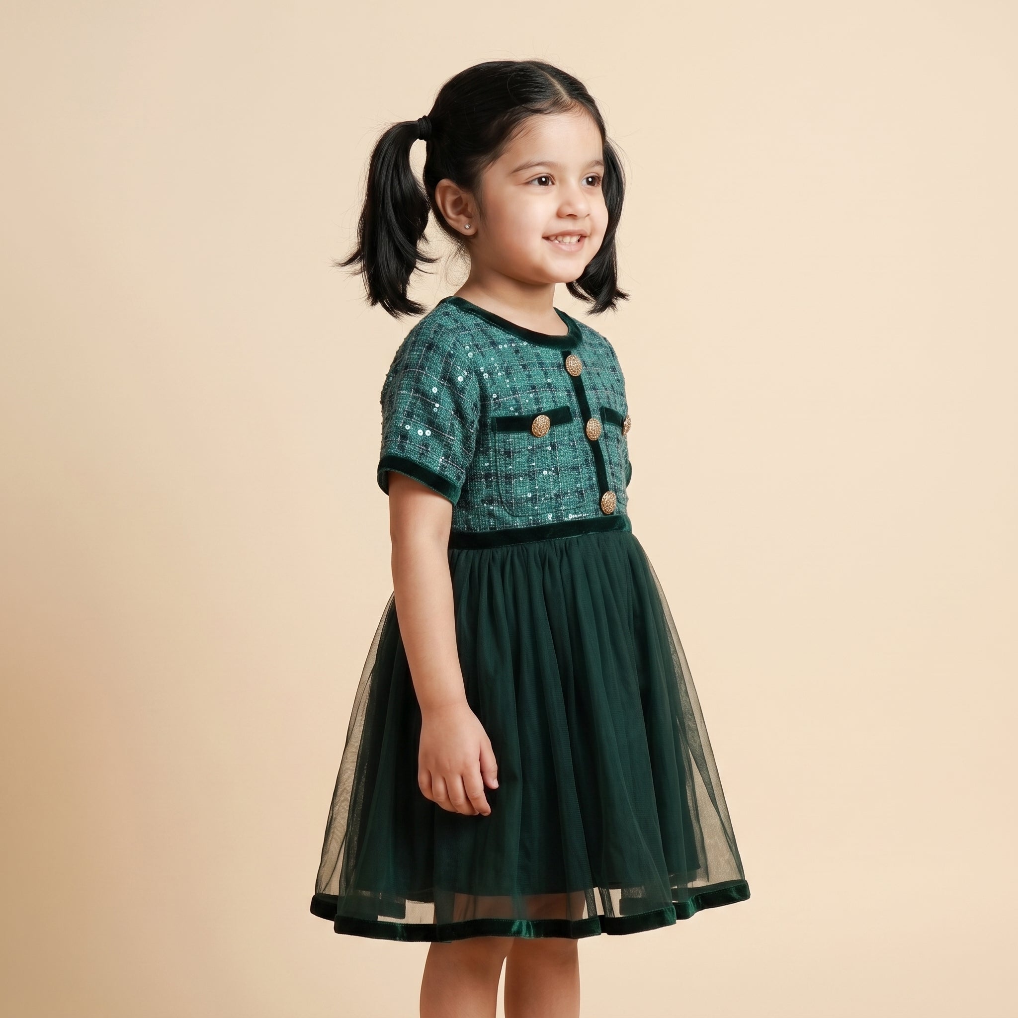 Giselle Tweed Party Dress - Bibbity Bobbity