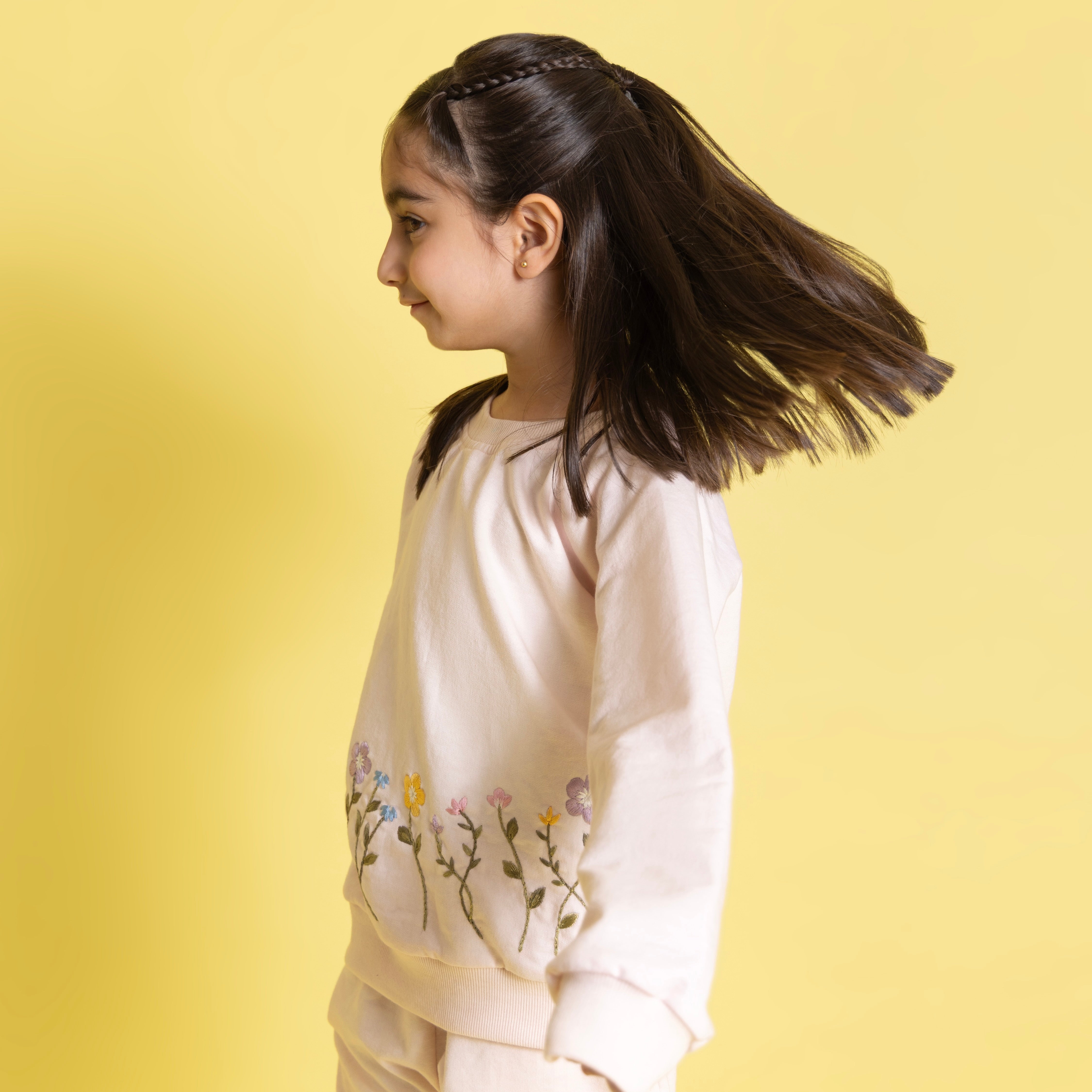 Kaia Pink Embroidered Track Set