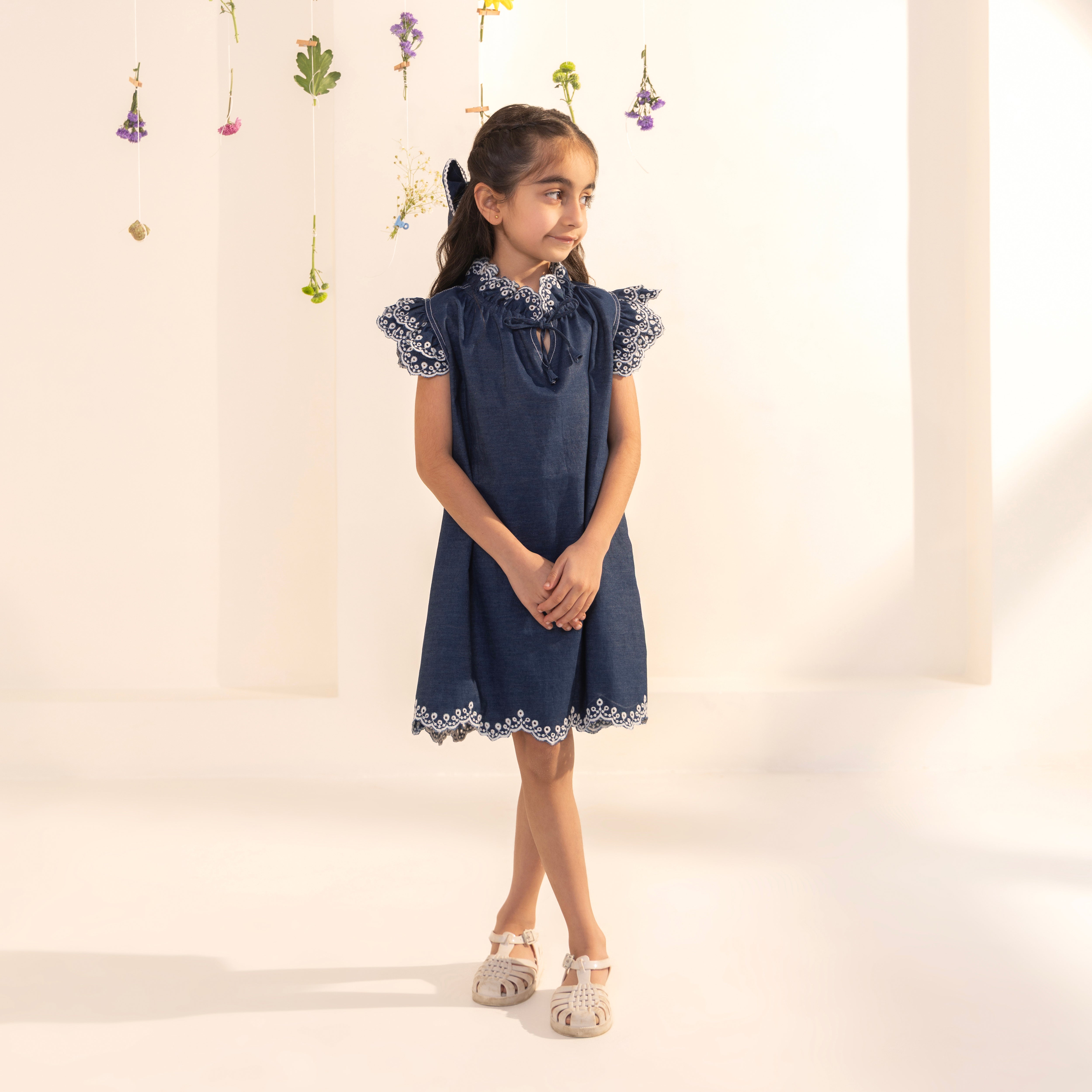 Liora Denim Dress - Bibbity Bobbity