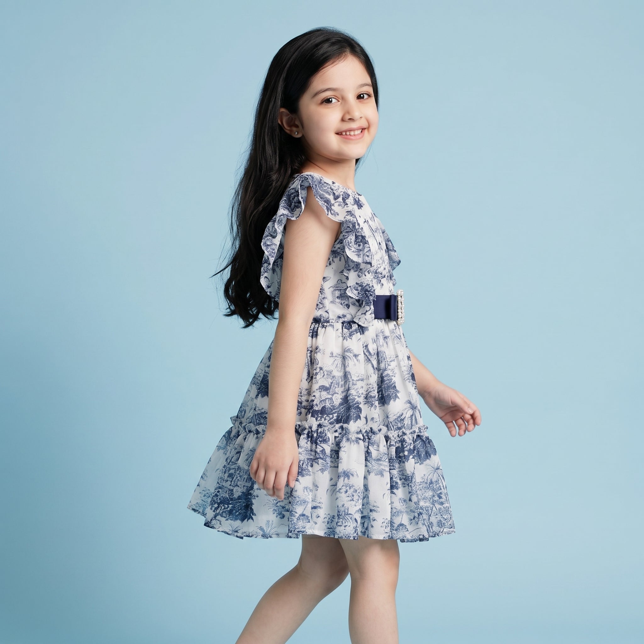 Maria Toile De Jouy Print Dress - Bibbity Bobbity