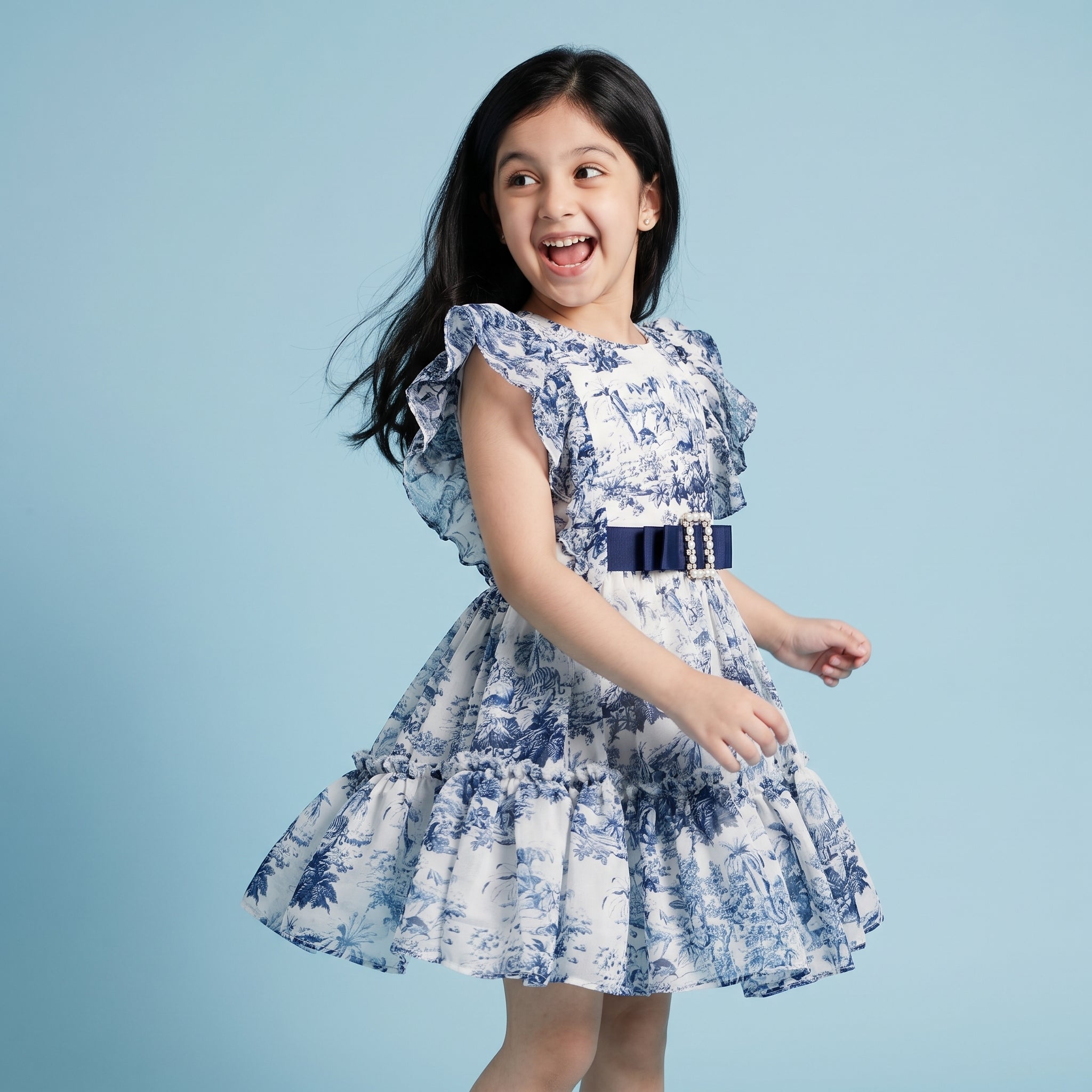 Maria Toile De Jouy Print Dress - Bibbity Bobbity