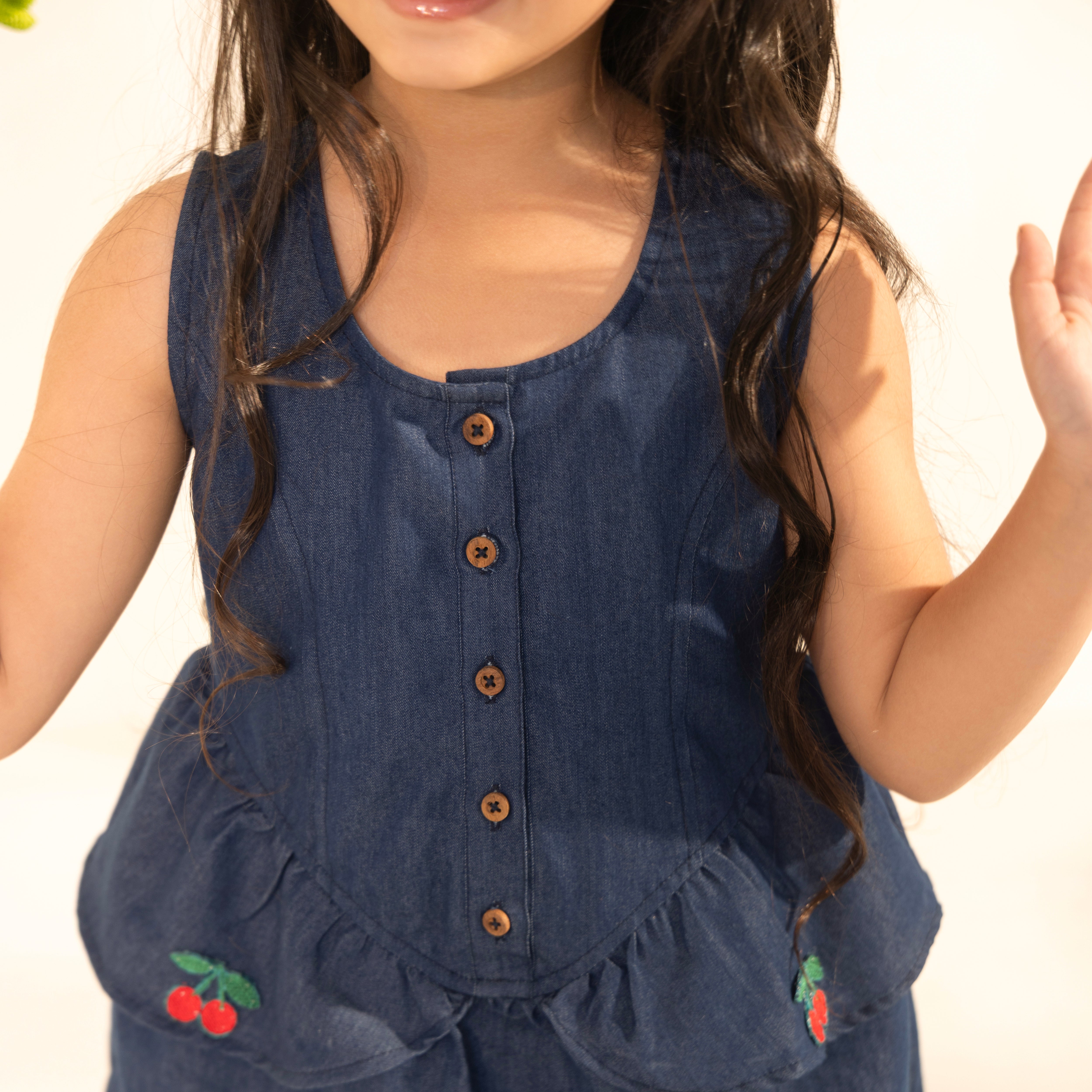 Noa Denim Dress - Bibbity Bobbity