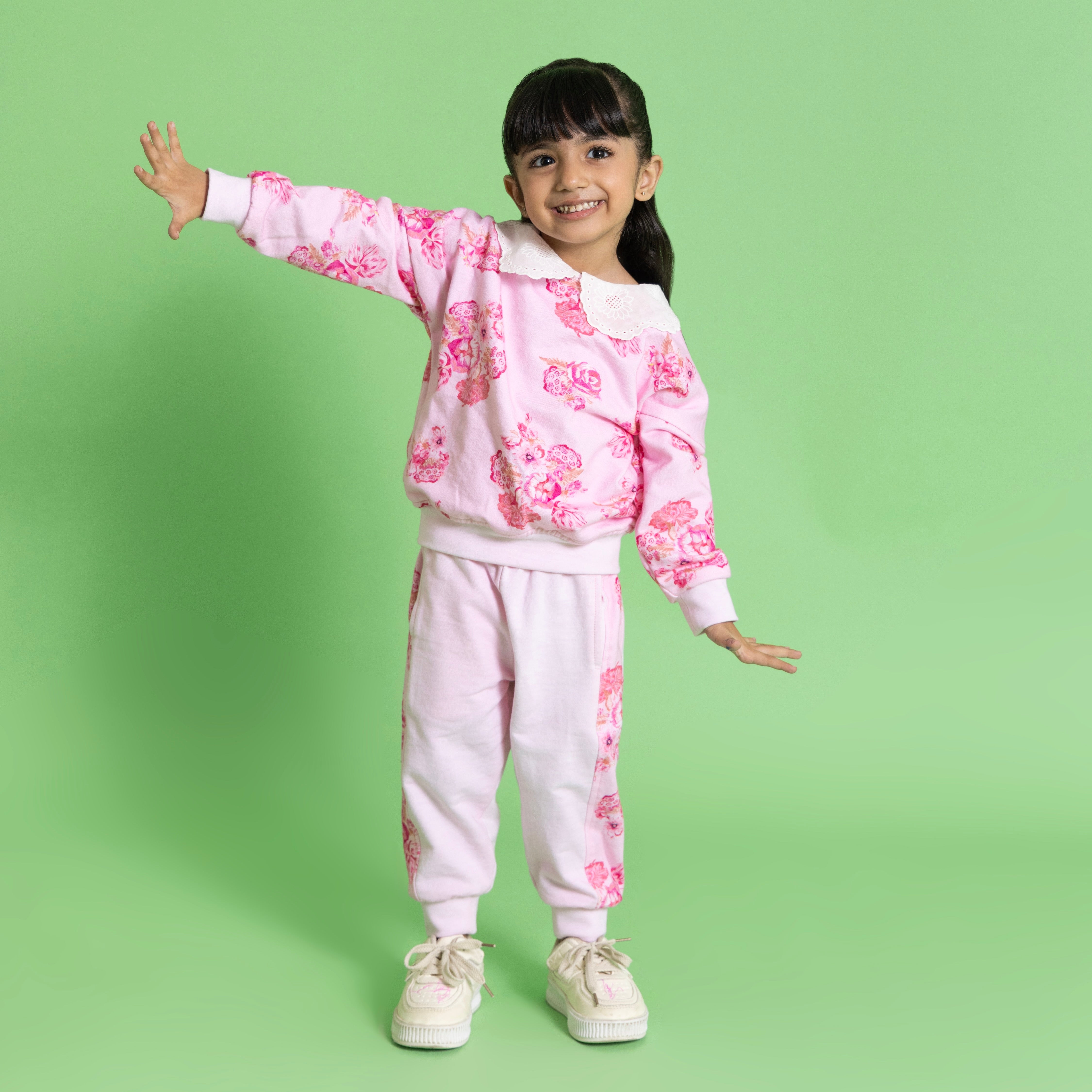 Tahlia Pink Track Set