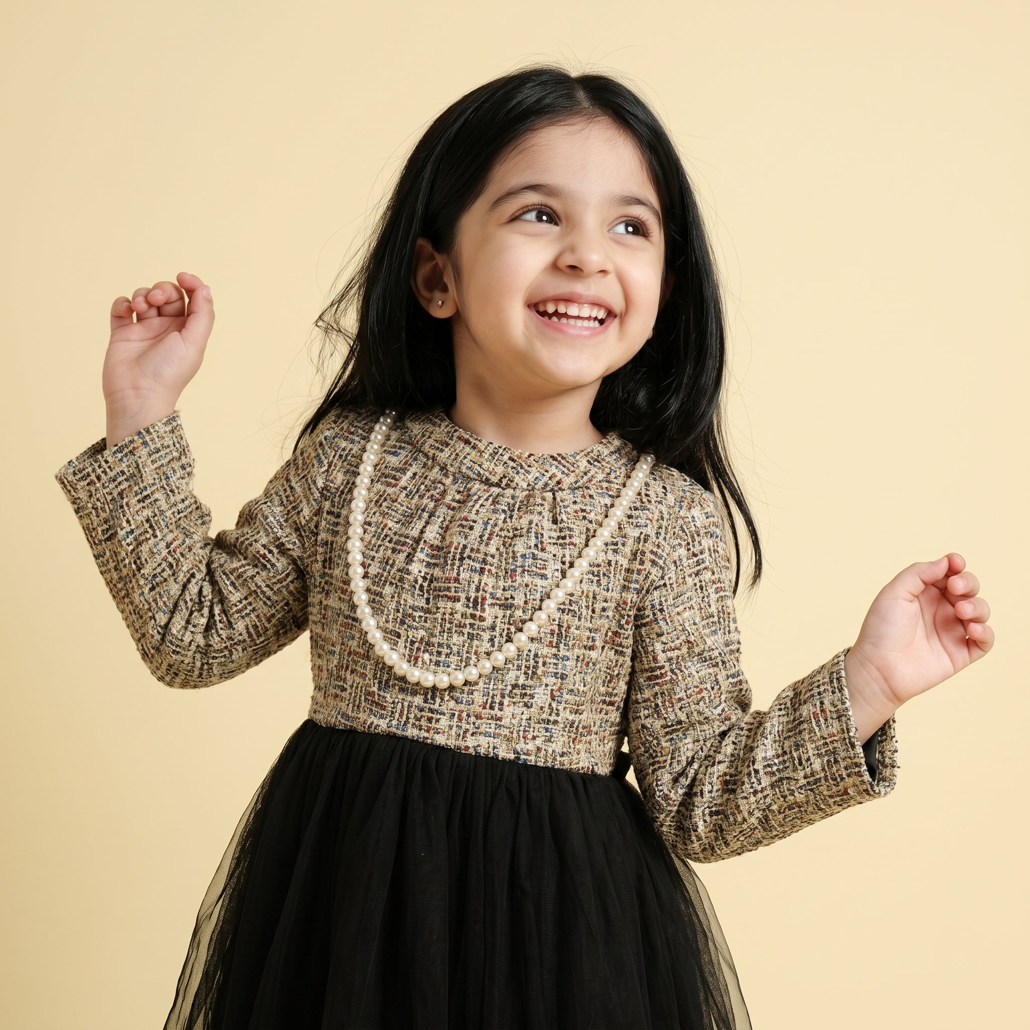 Vivienne Tweed Party Dress - Bibbity Bobbity