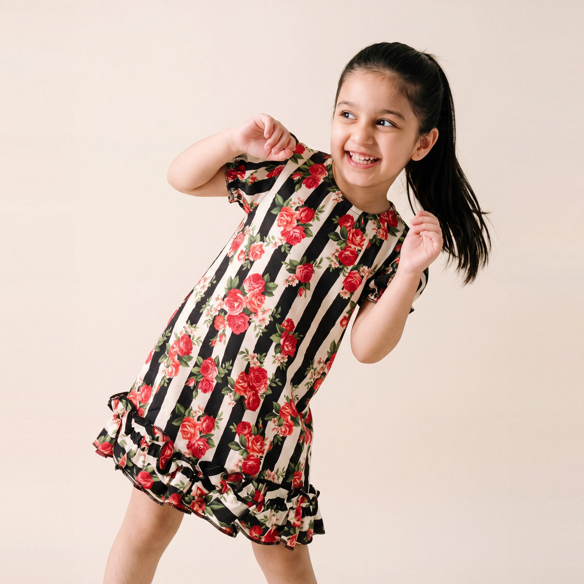 Valentina Pure Satin Dress