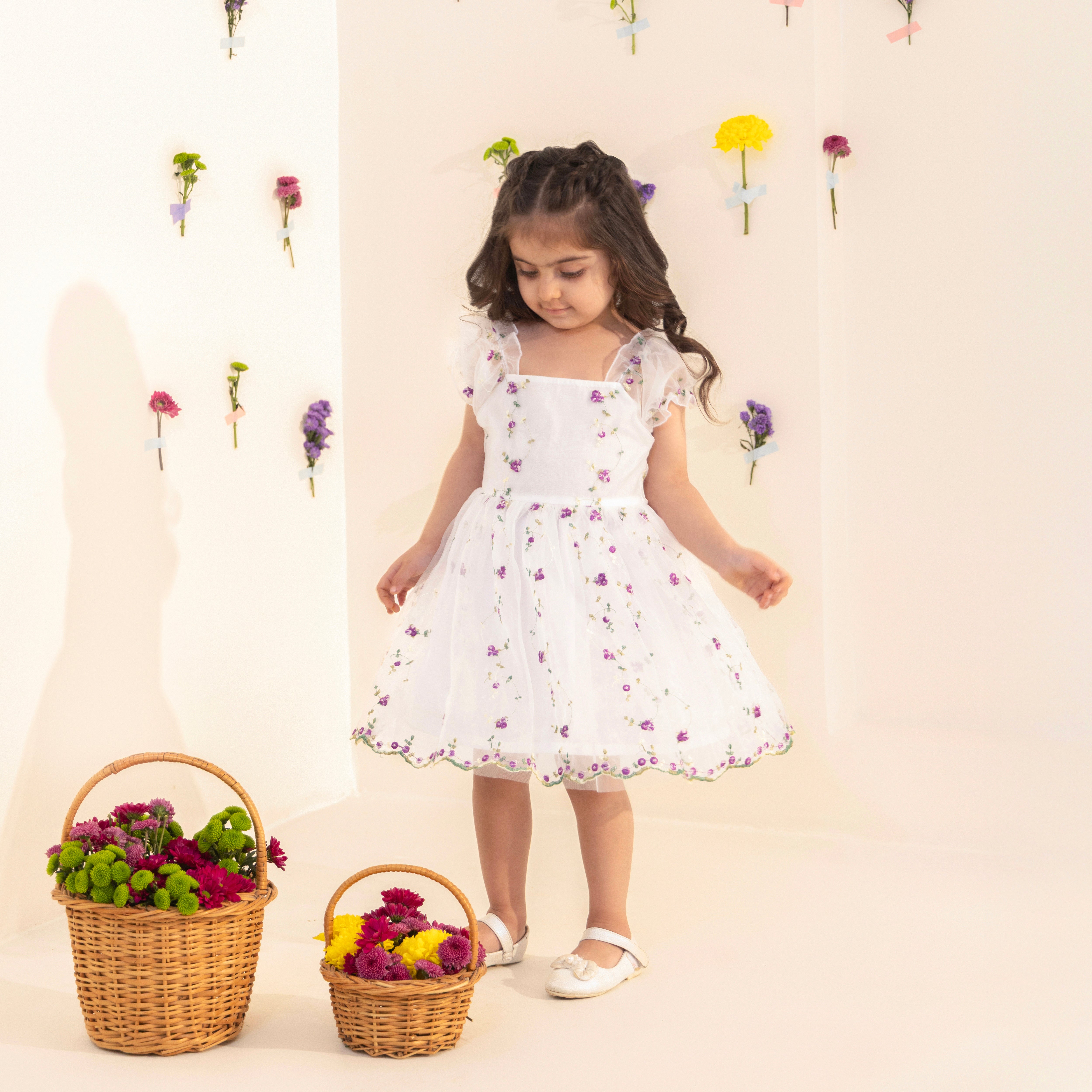 Diana Floral Organza Dress