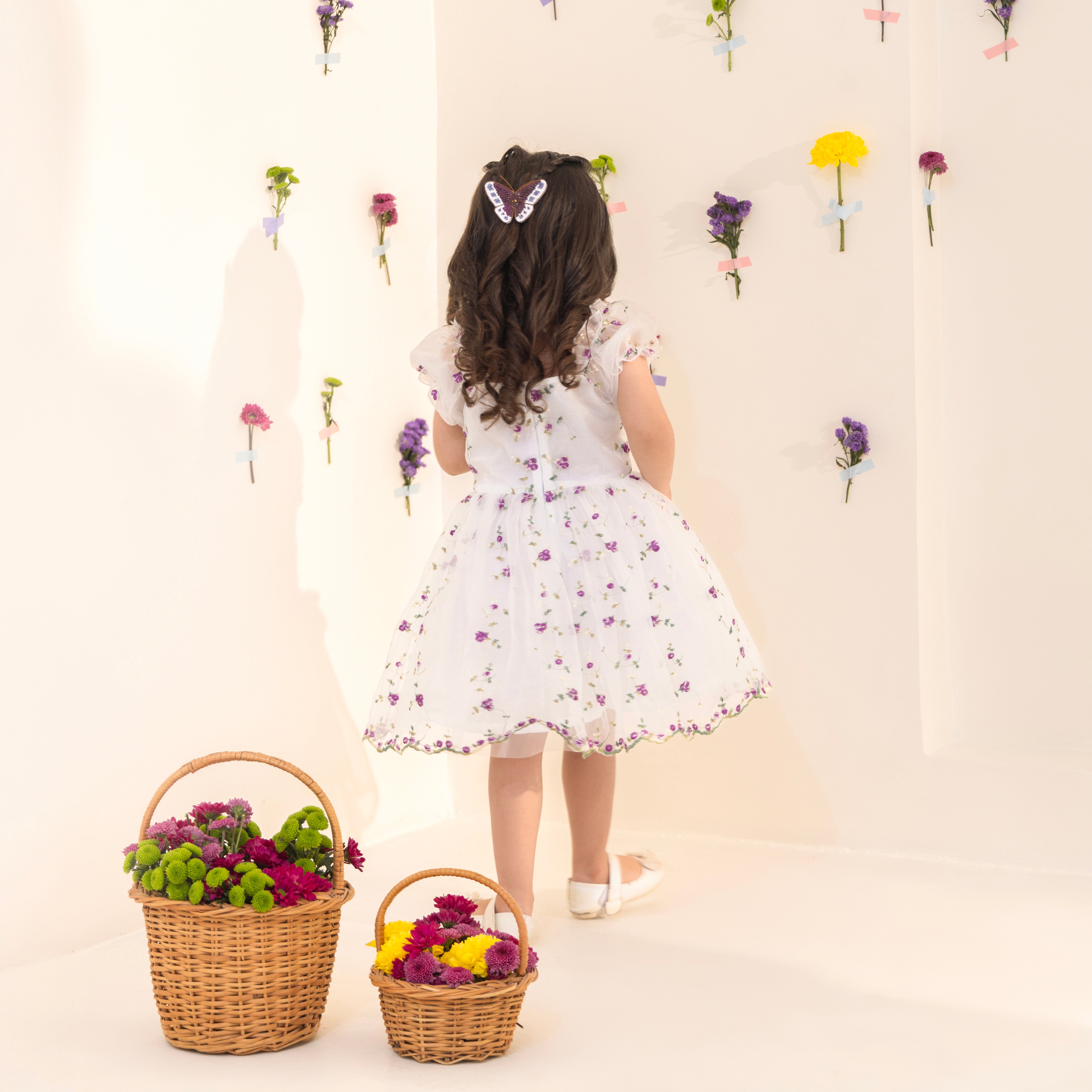 Diana Floral Organza Dress