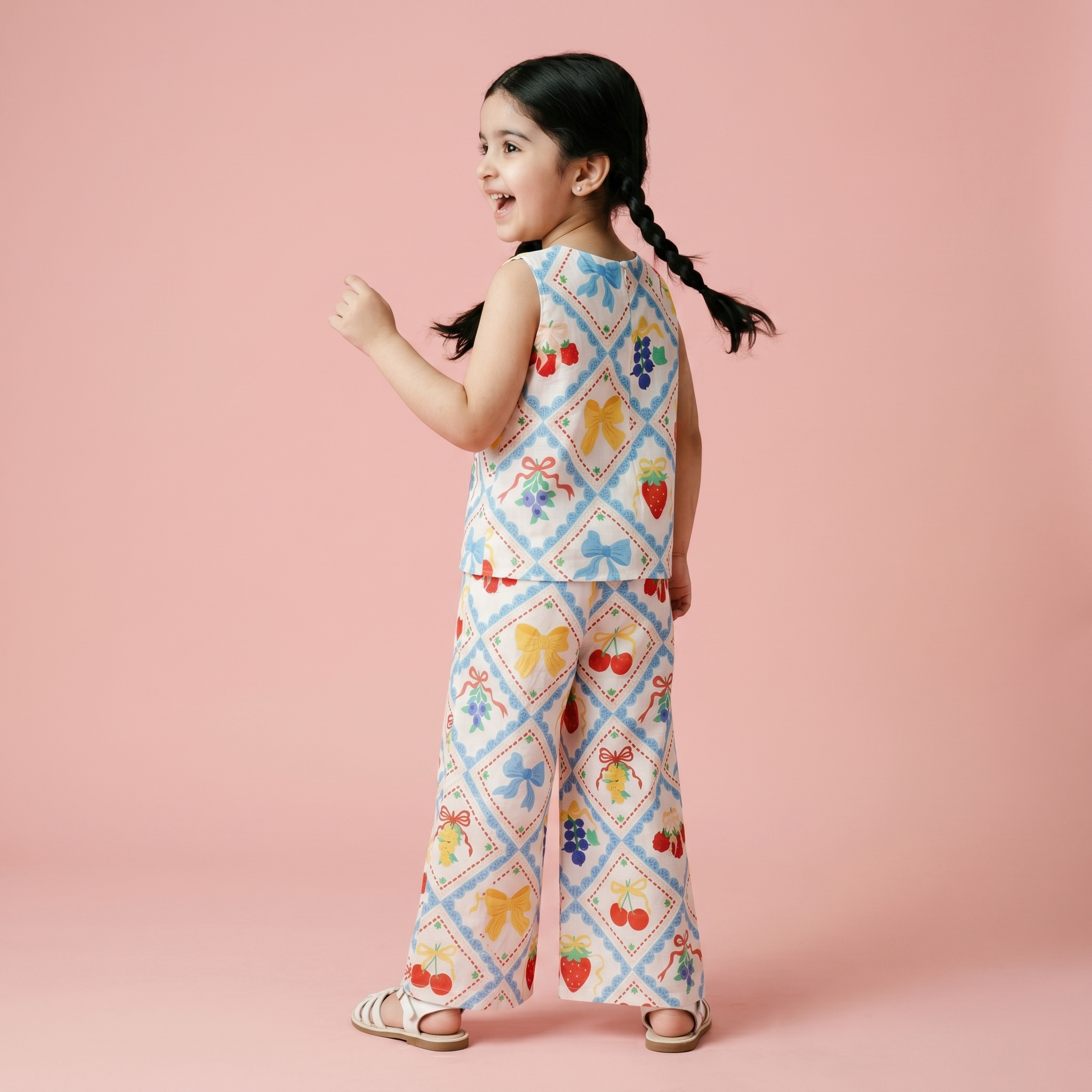 Dolce Berry Coord Linen Coord Set