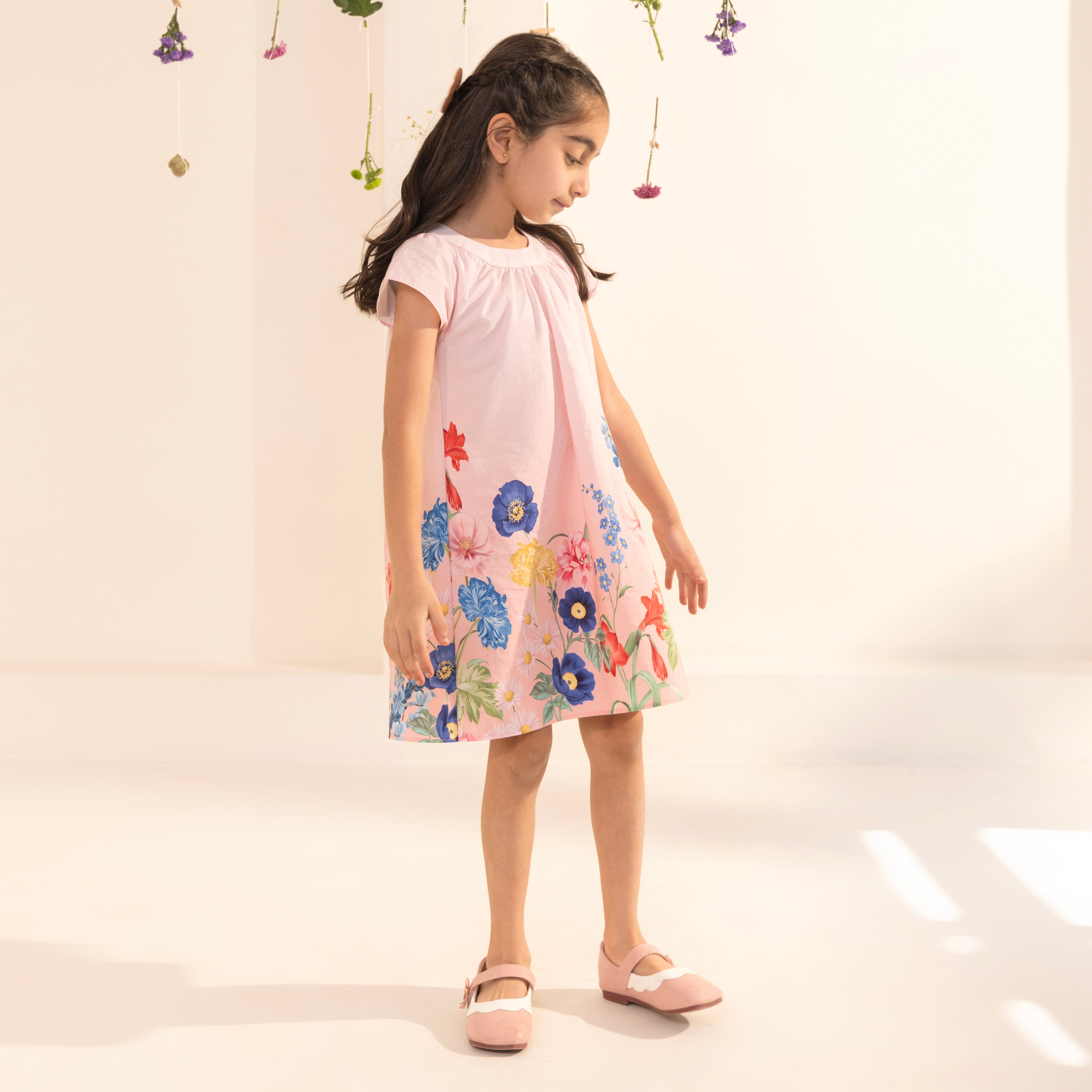 Amaris Floral Cotton Dress - Bibbity Bobbity