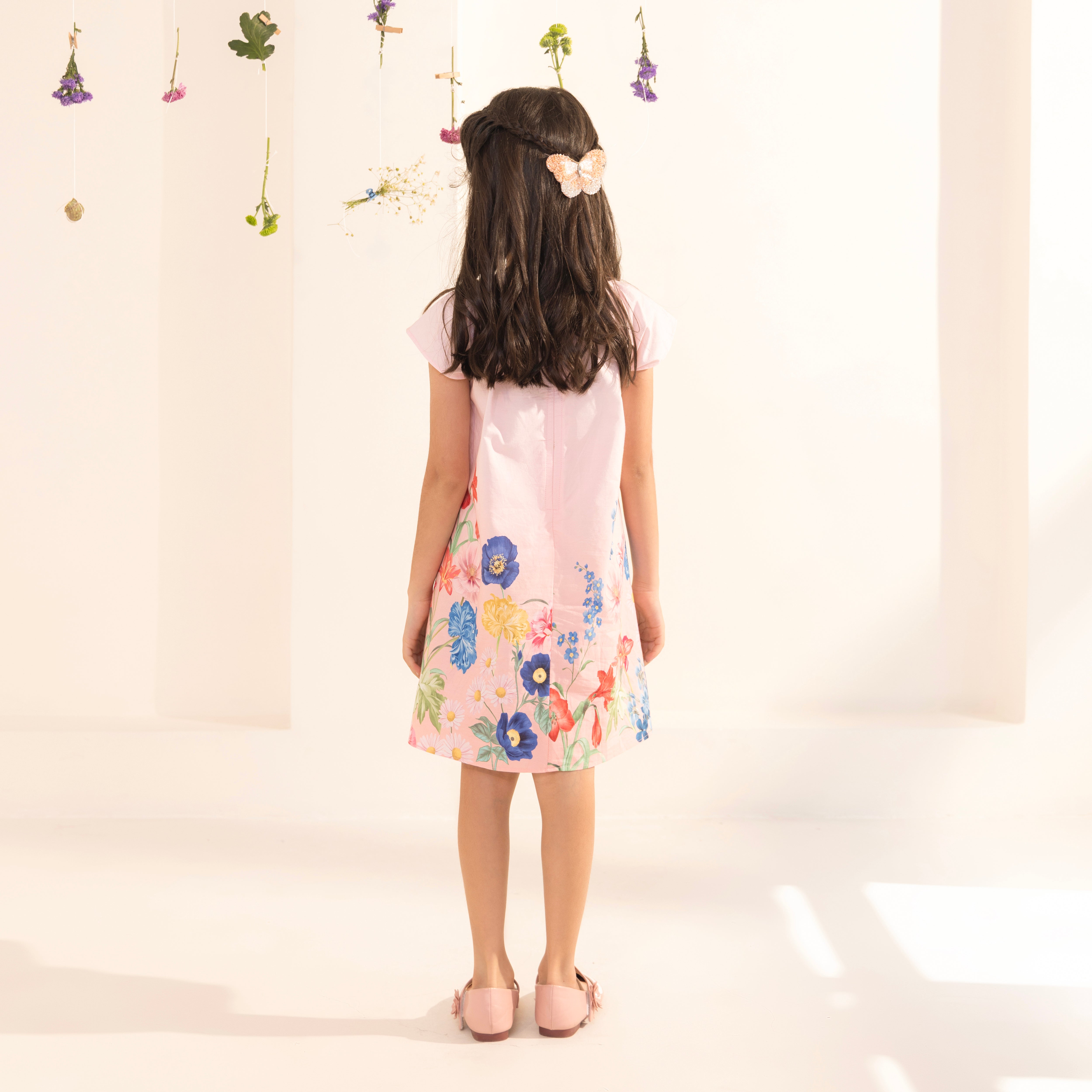 Amaris Floral Cotton Dress - Bibbity Bobbity