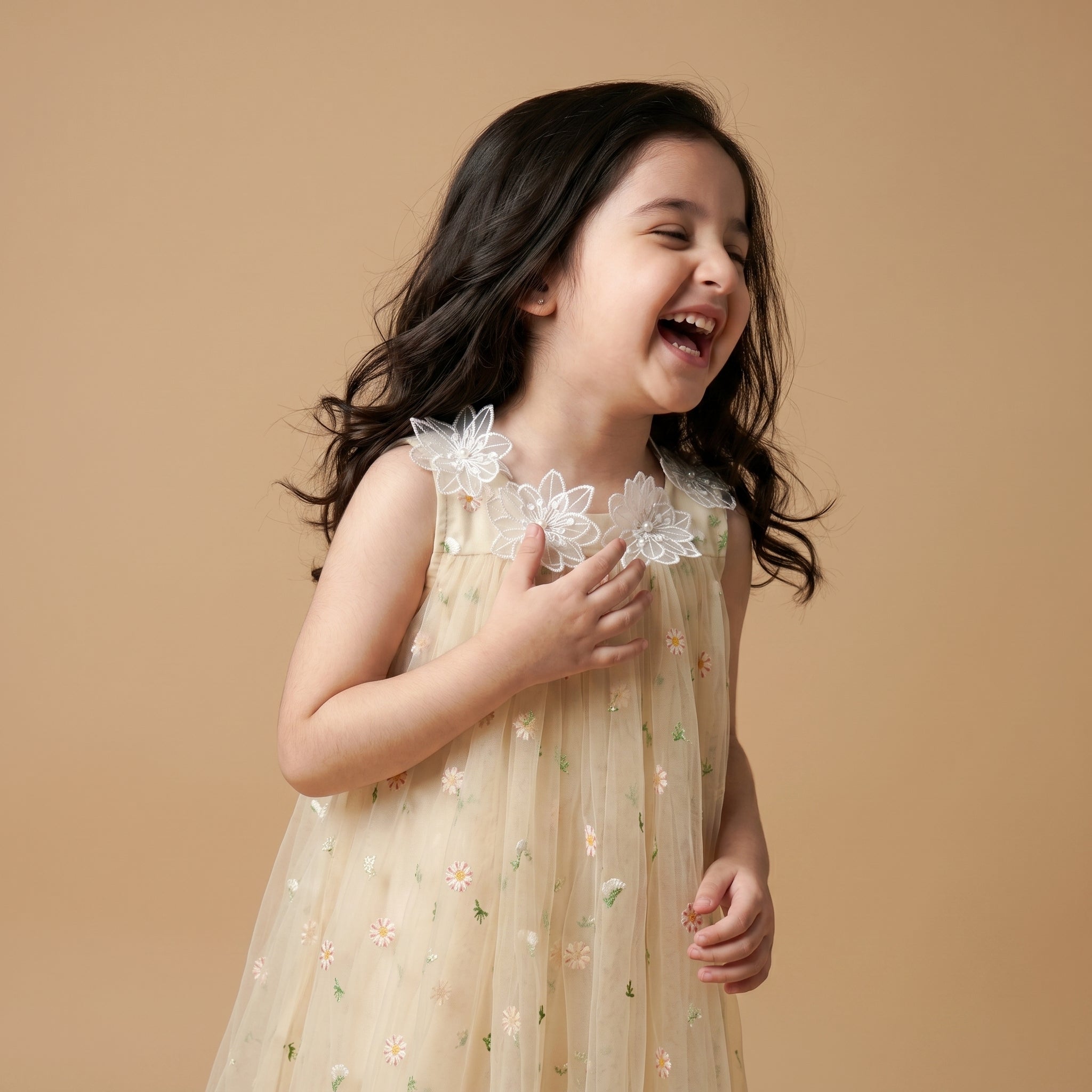 Chloe Floral Tulle Dress - Bibbity Bobbity