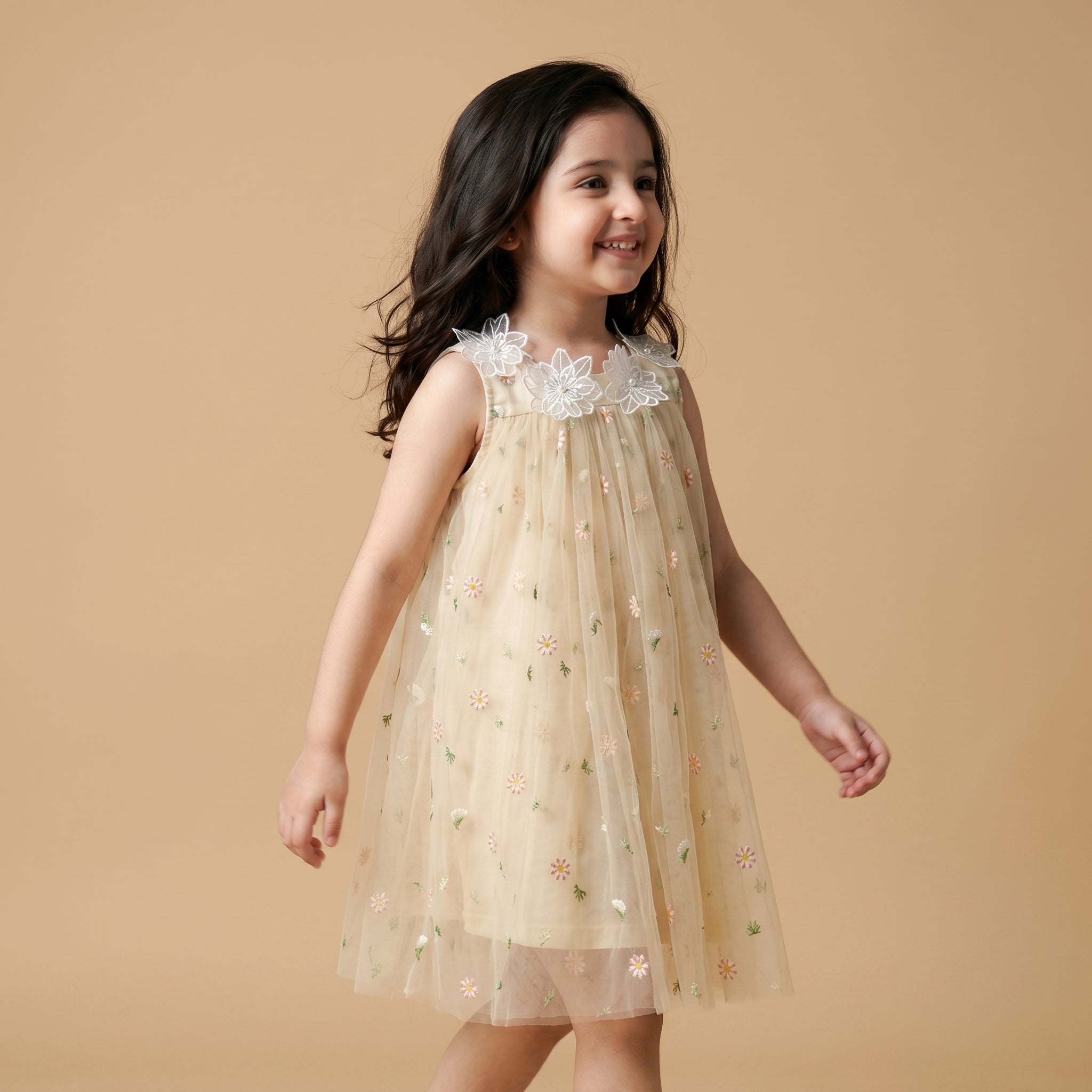 Chloe Floral Tulle Dress - Bibbity Bobbity