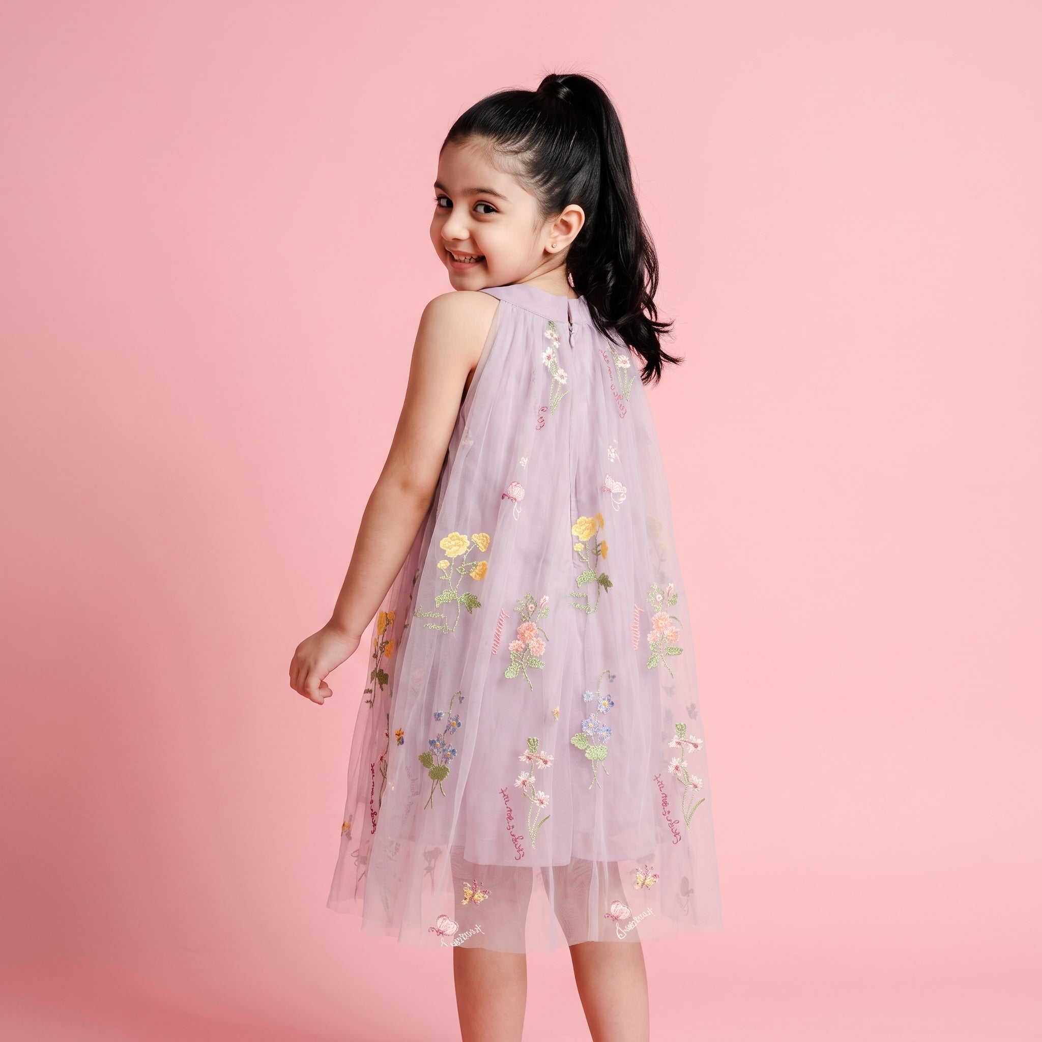 Ella Floral Tulle Dress - Bibbity Bobbity