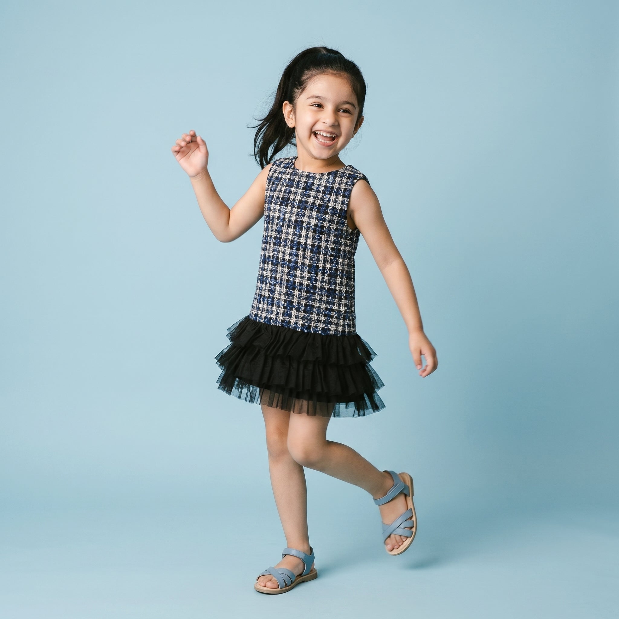 Fiona Tweed Dress - Bibbity Bobbity