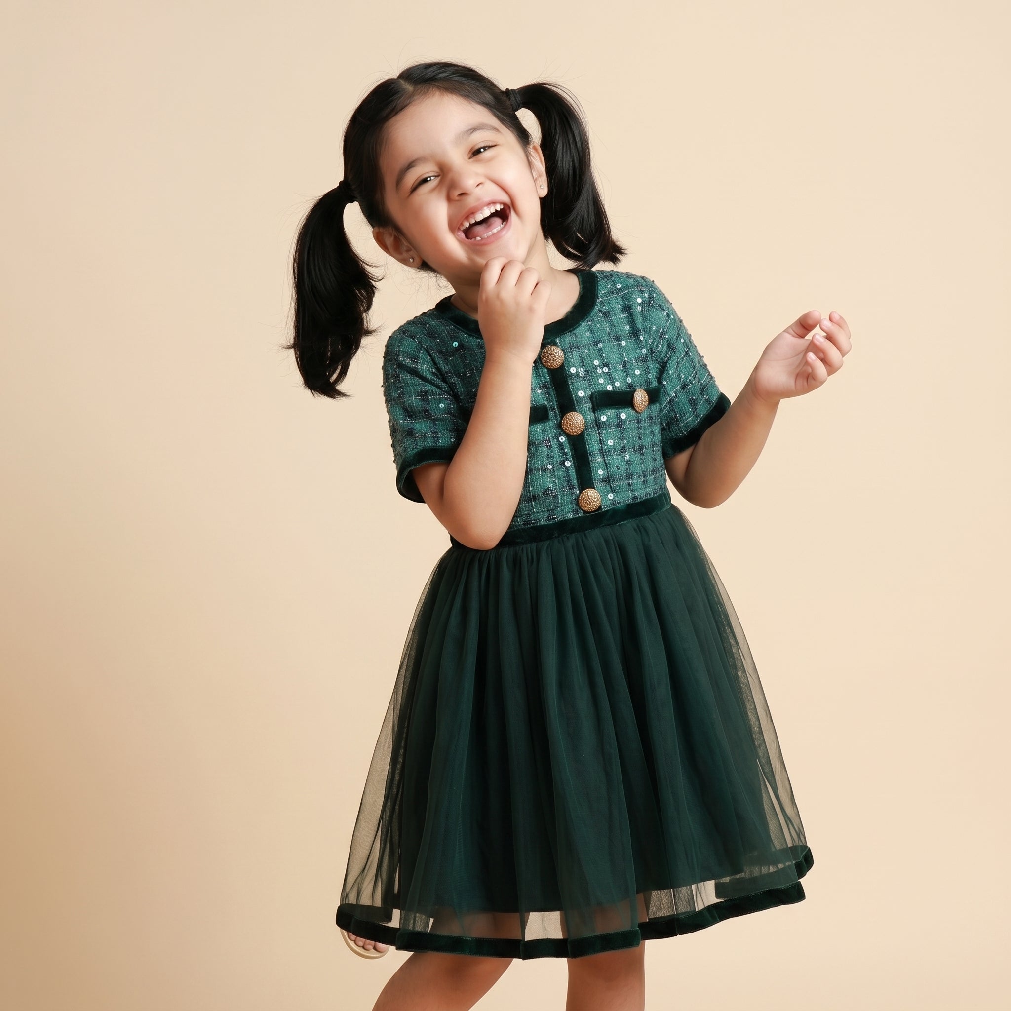 Giselle Tweed Party Dress - Bibbity Bobbity