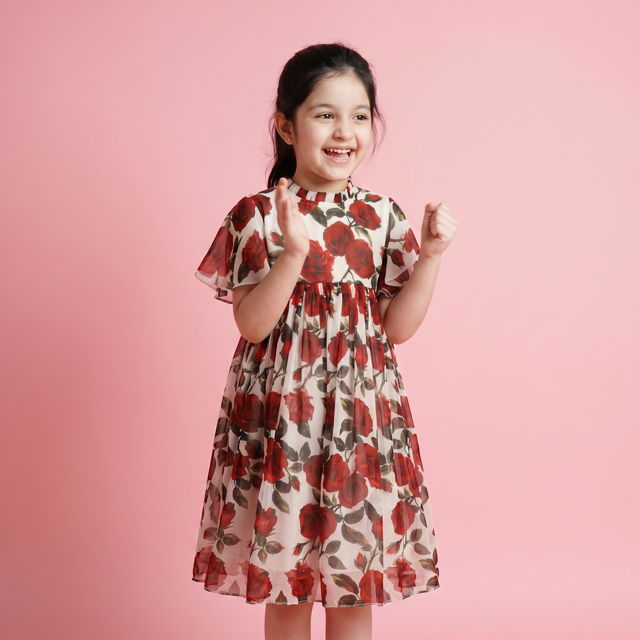 Hannah Rose Print Floral Dress - Bibbity Bobbity
