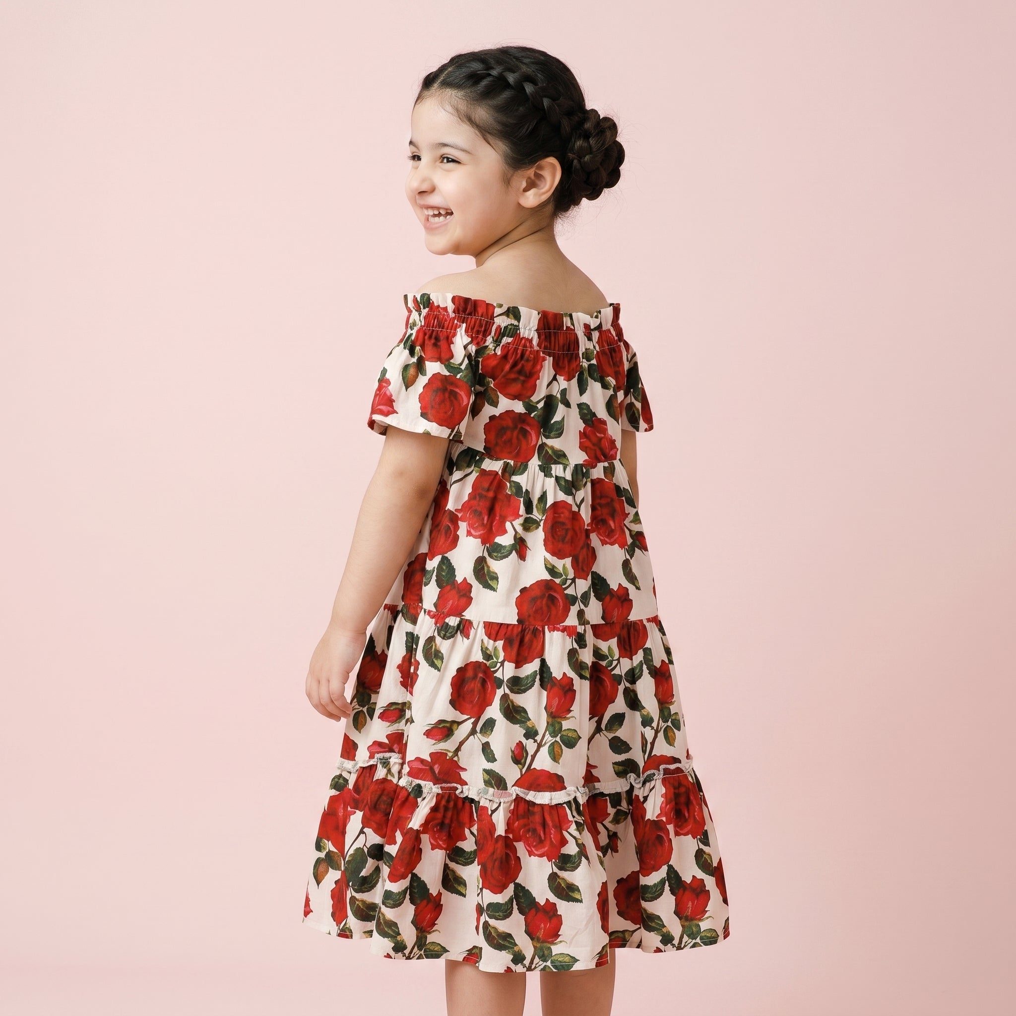 Harper Rose Print Cotton Dress - Bibbity Bobbity