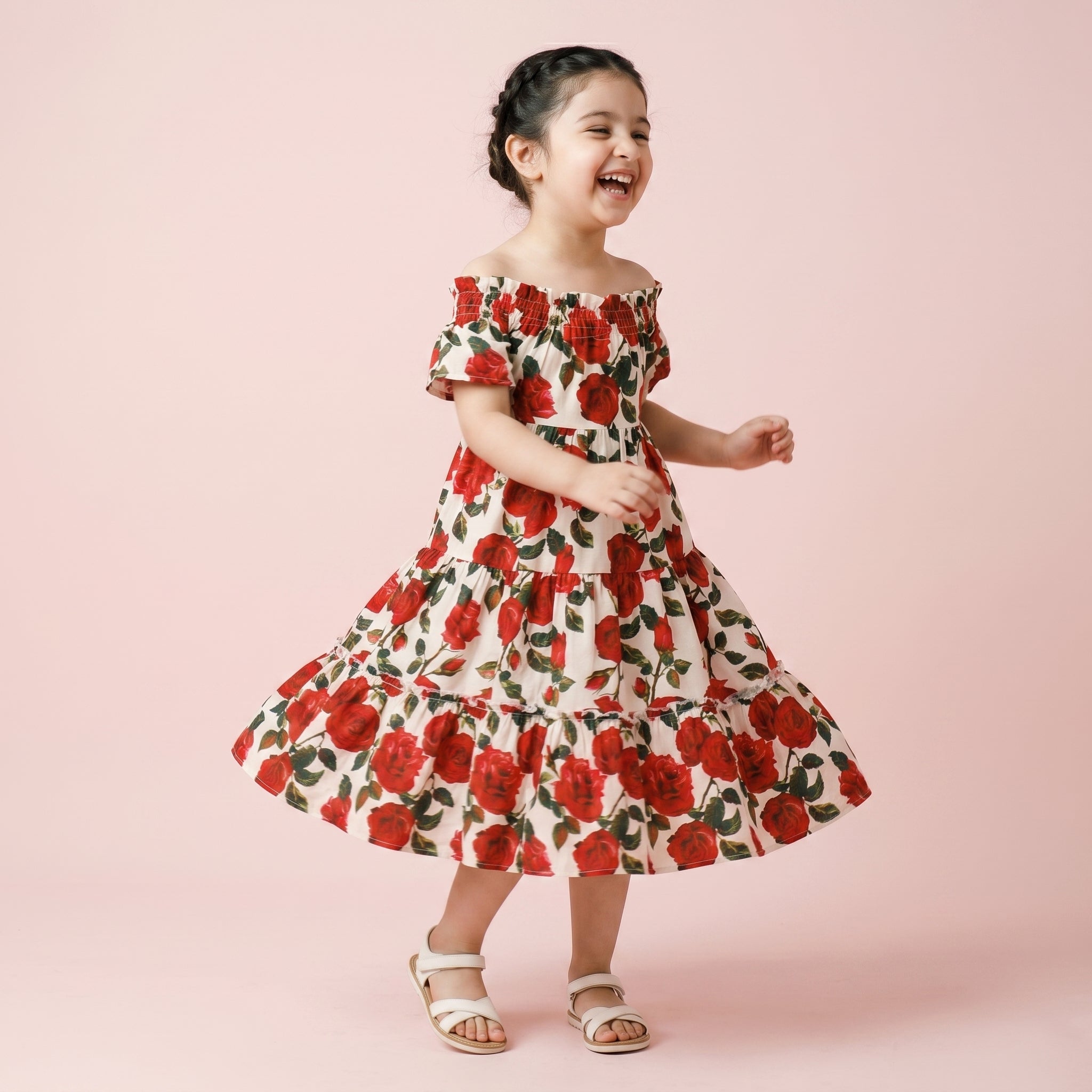 Harper Rose Print Cotton Dress