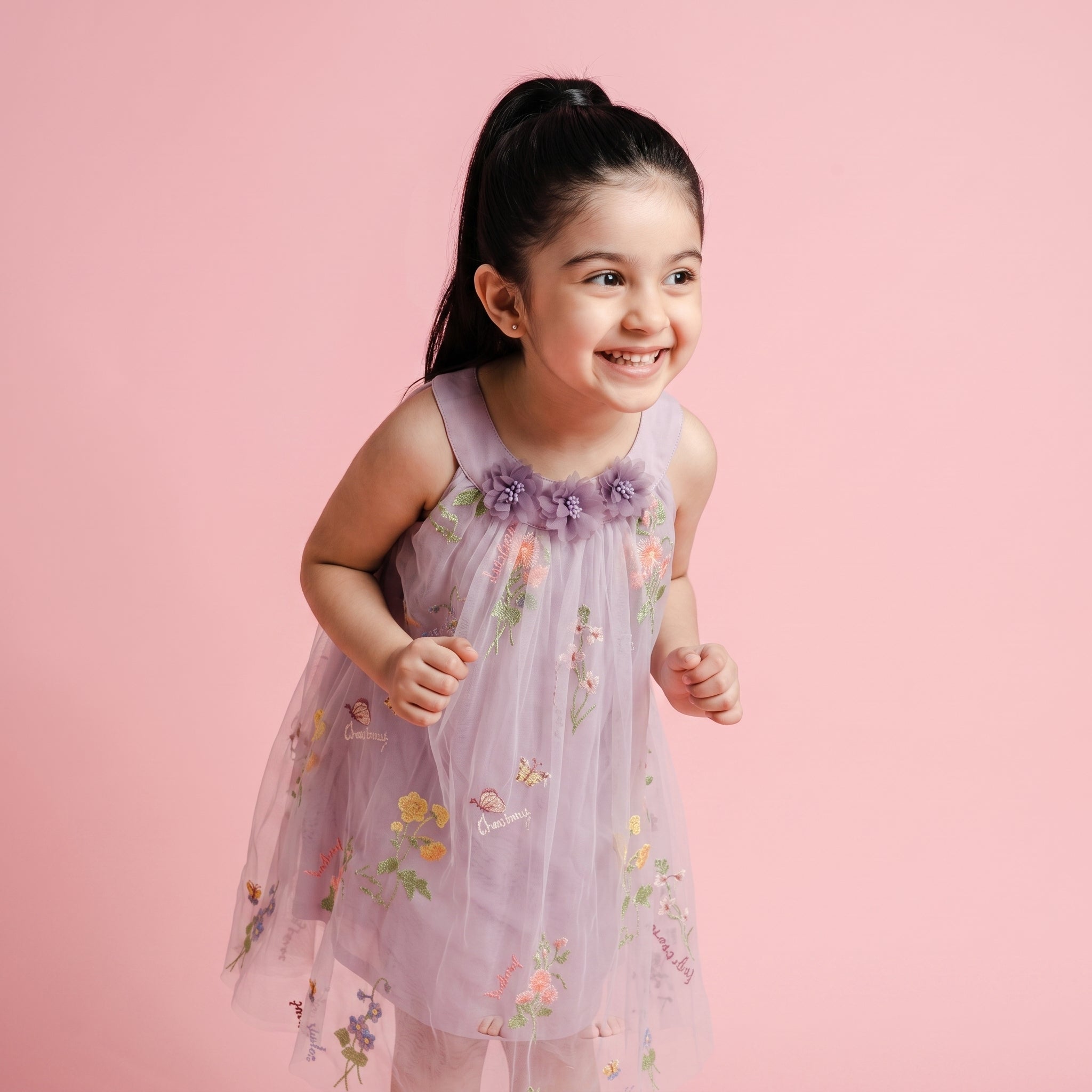 Ella Floral Tulle Dress