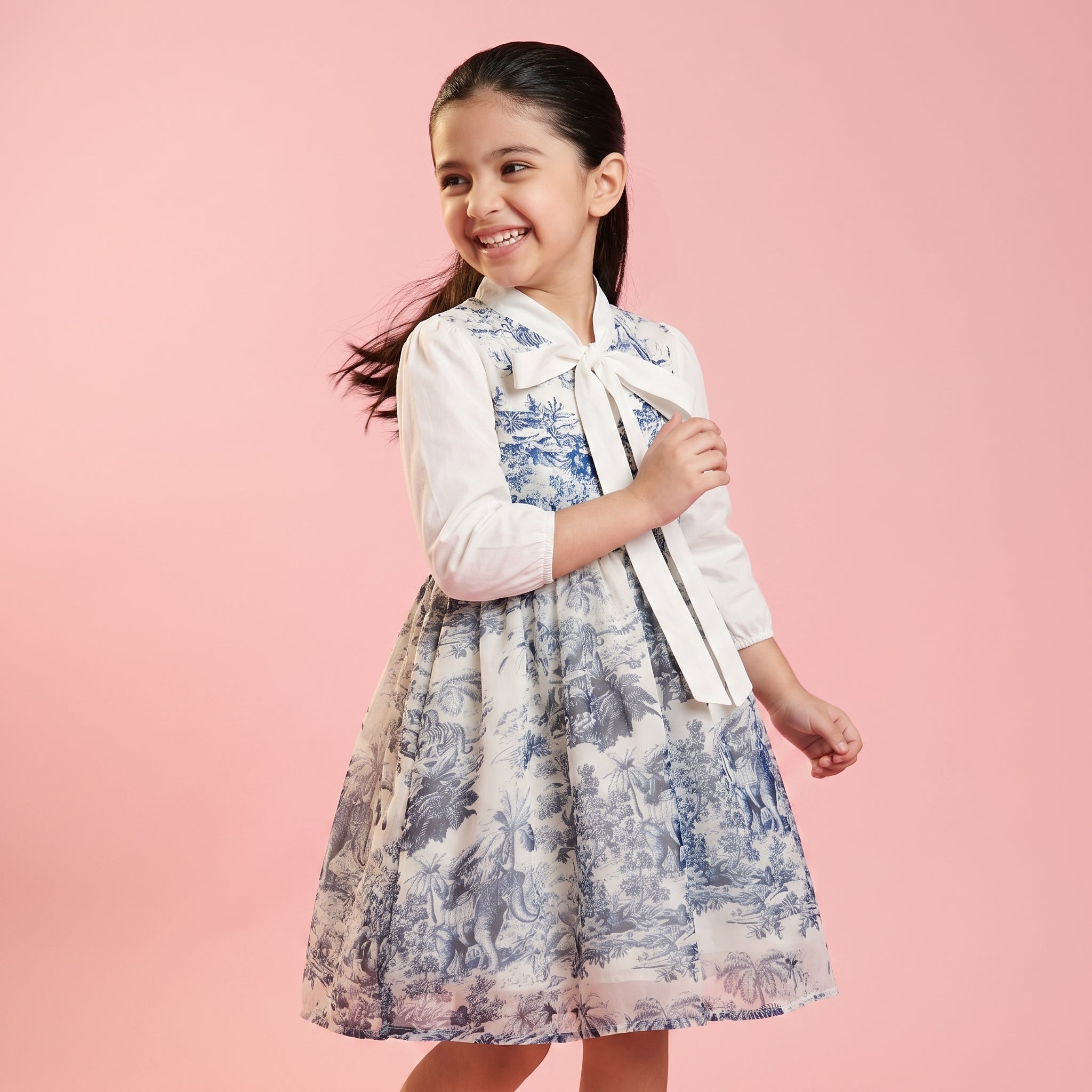 Lyra Toile De Jouy Print Dress