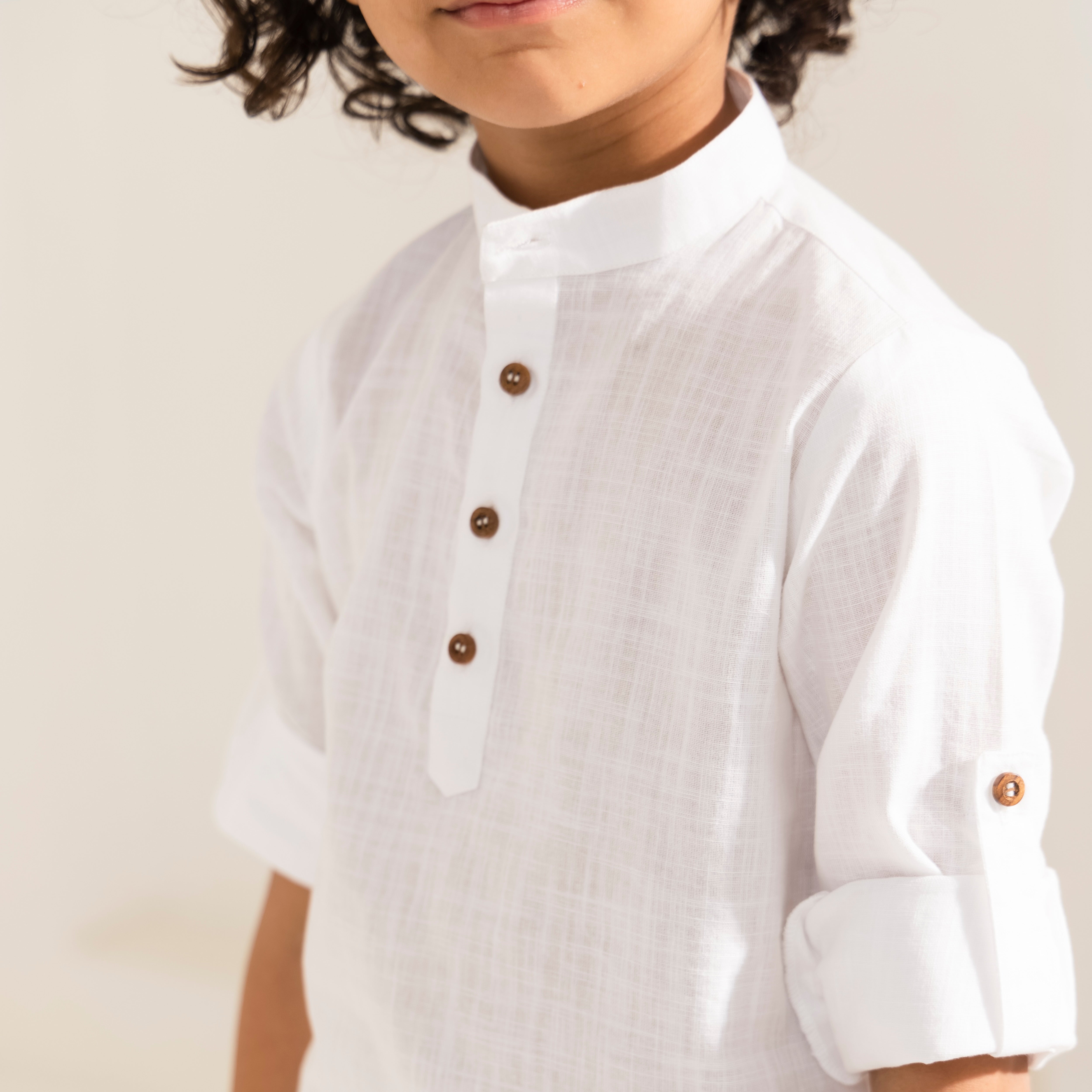 Jasper Checkered Linen Cord Set