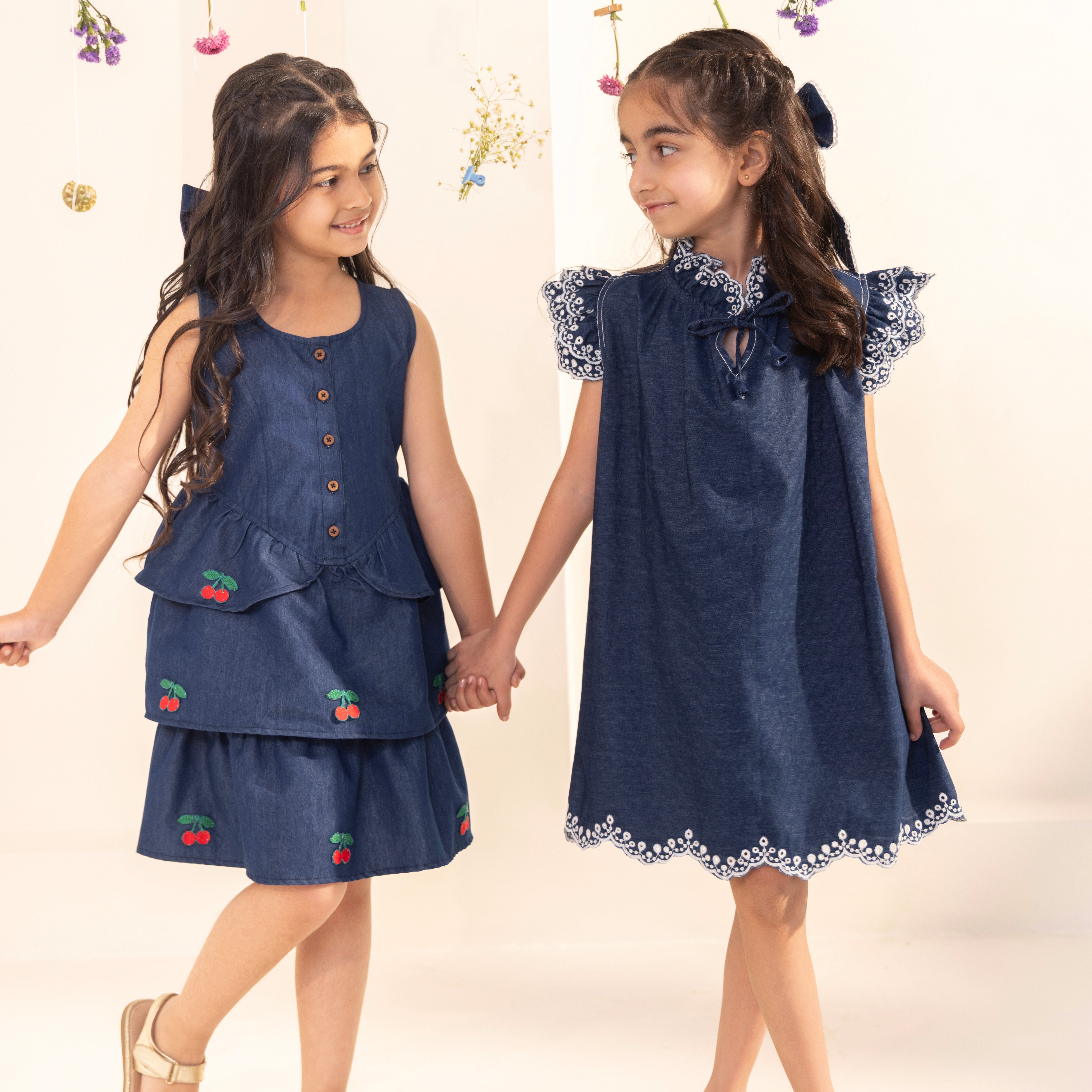 Liora Denim Dress - Bibbity Bobbity