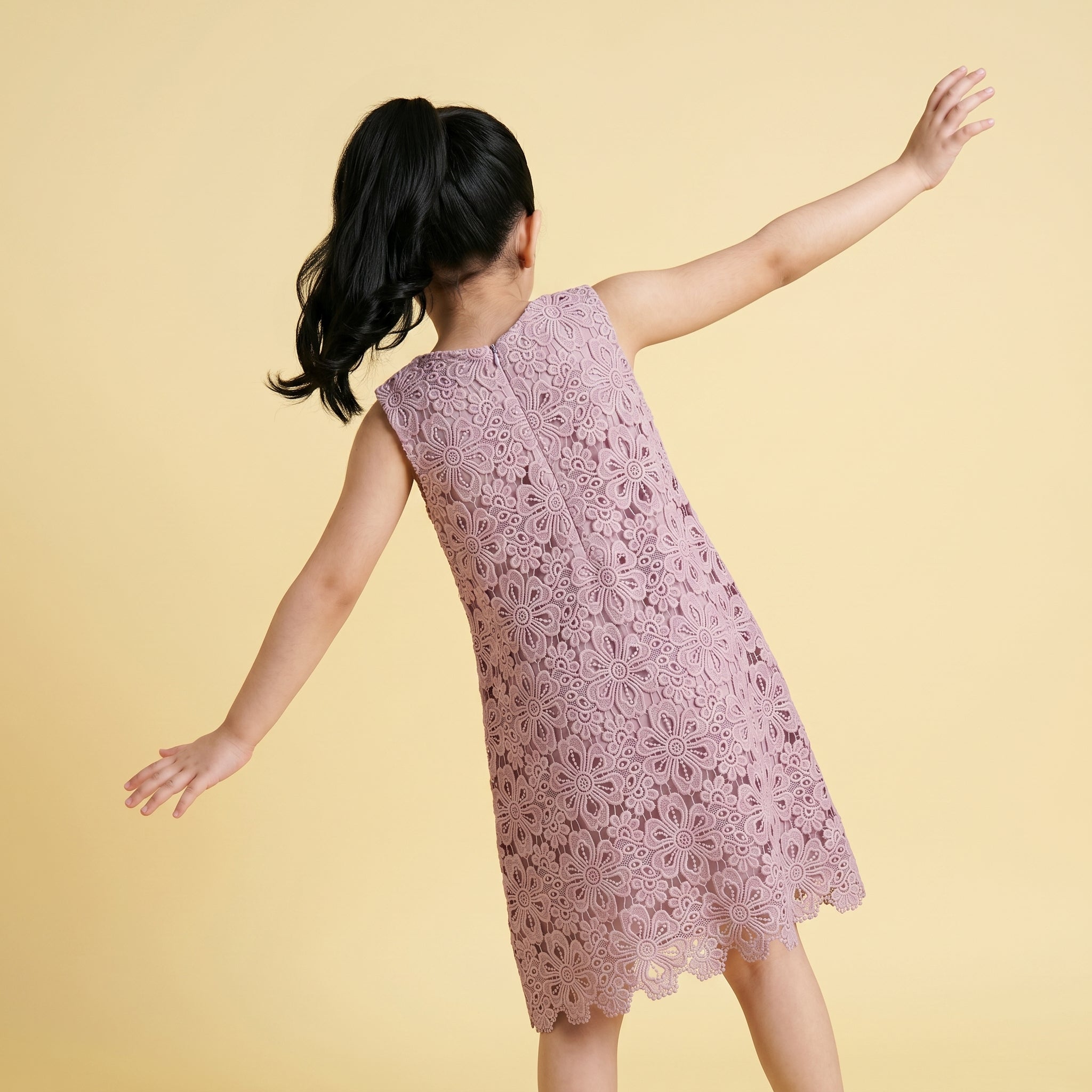 Madeleine Lavender Lace Dress - Bibbity Bobbity