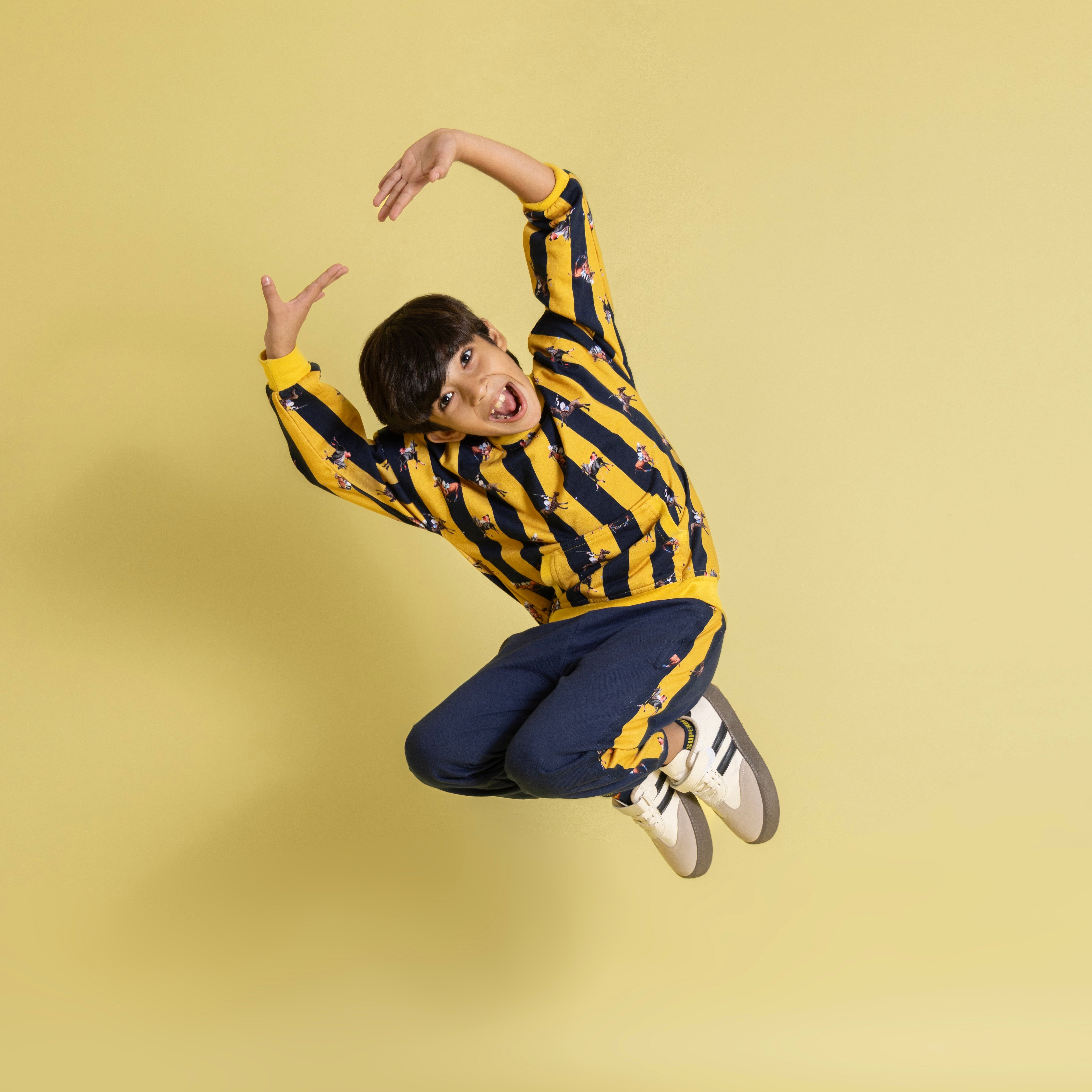 Noel Blue & Yellow Stripe Track Set