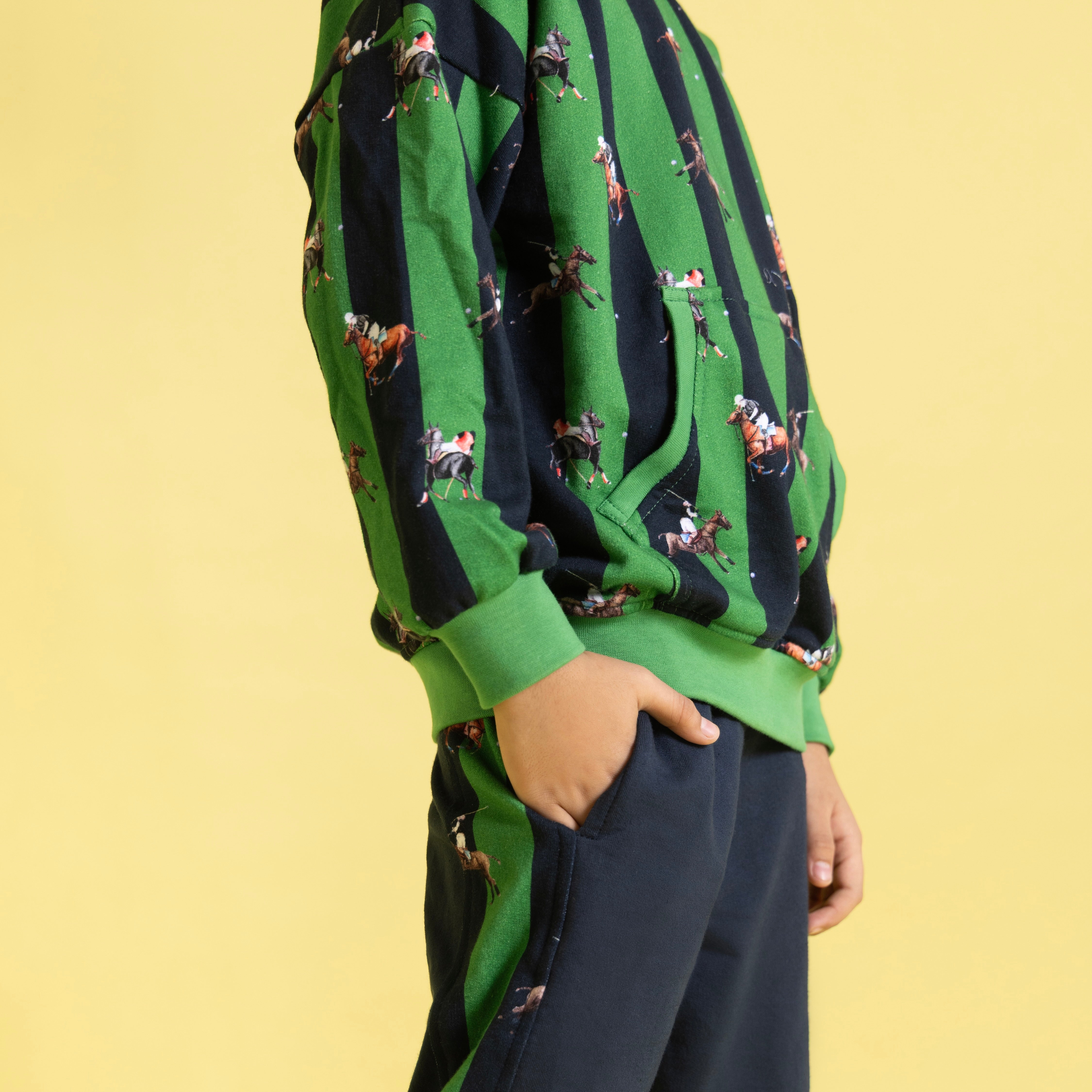 Nolan Green & Blue Stripe Track Set