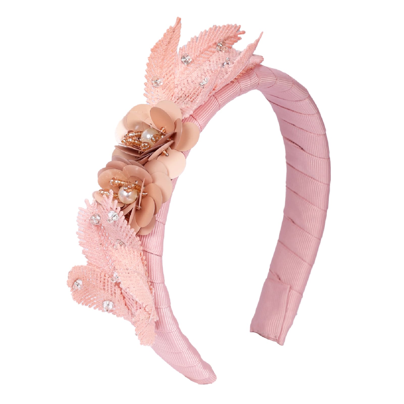 Pink Floral Hairband - Bibbity Bobbity