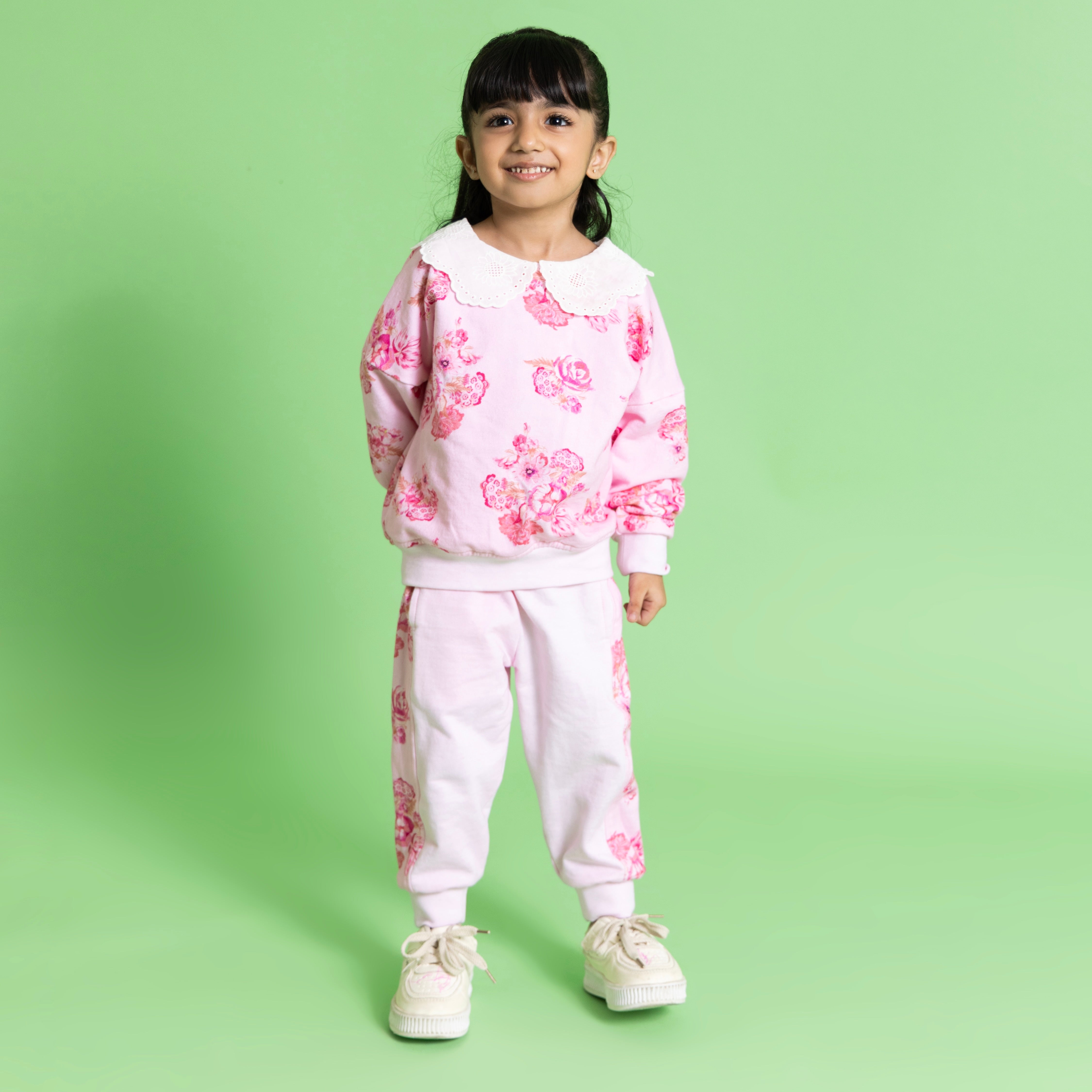 Tahlia Pink Track Set