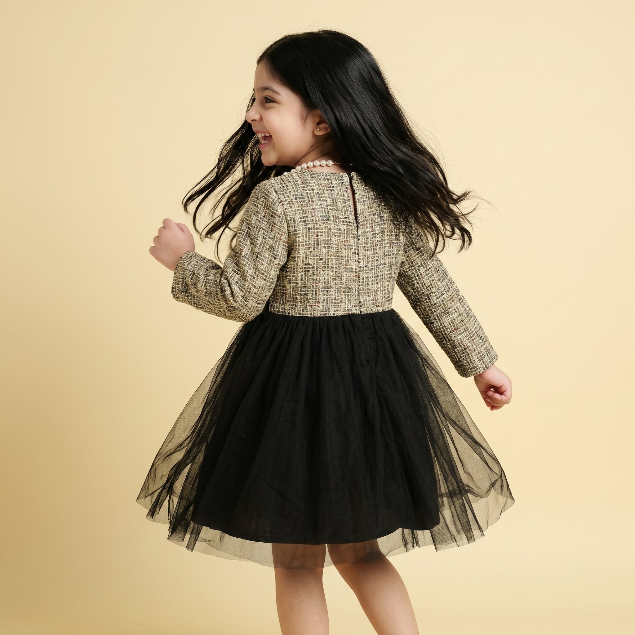 Vivienne Tweed Party Dress - Bibbity Bobbity