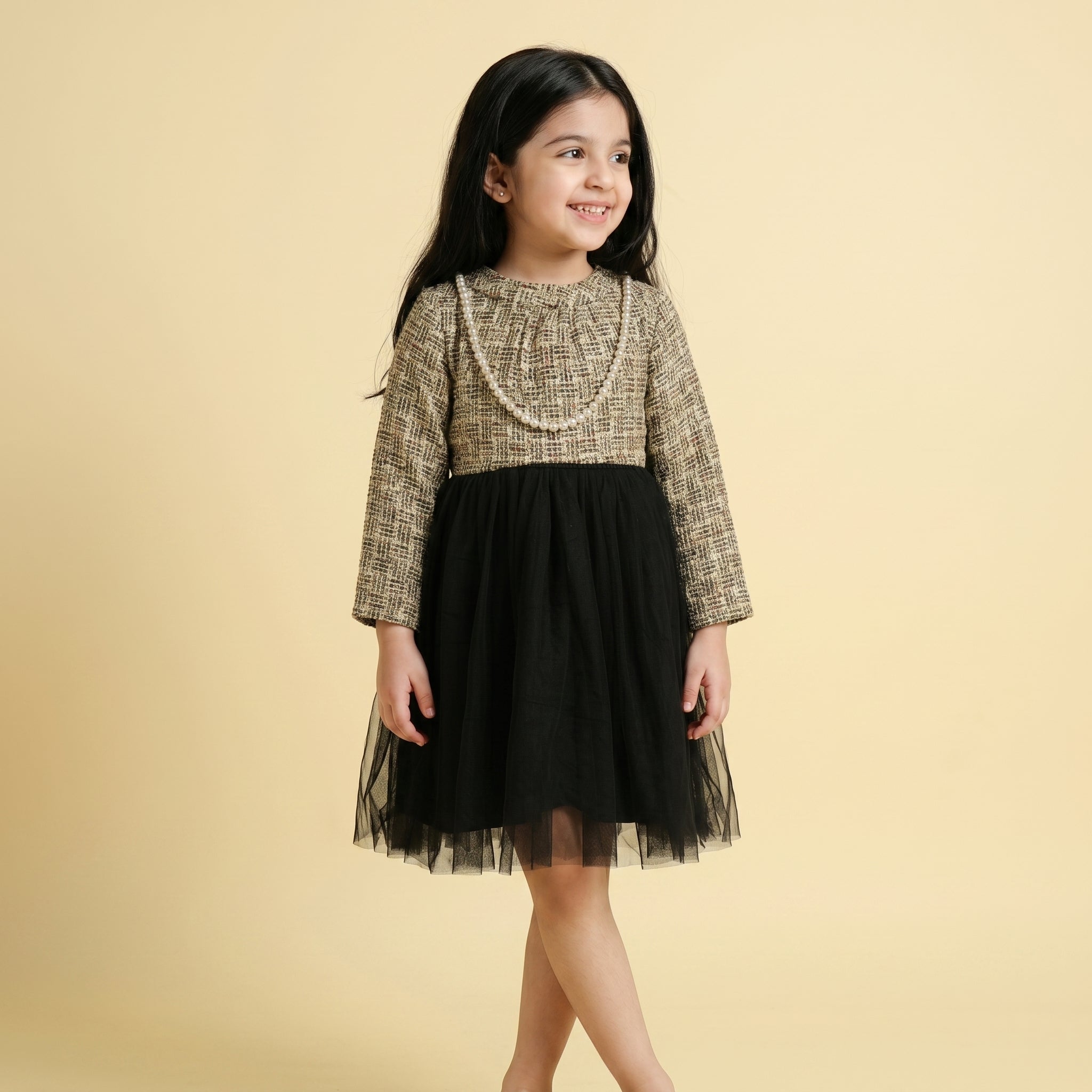 Vivienne Tweed Party Dress - Bibbity Bobbity