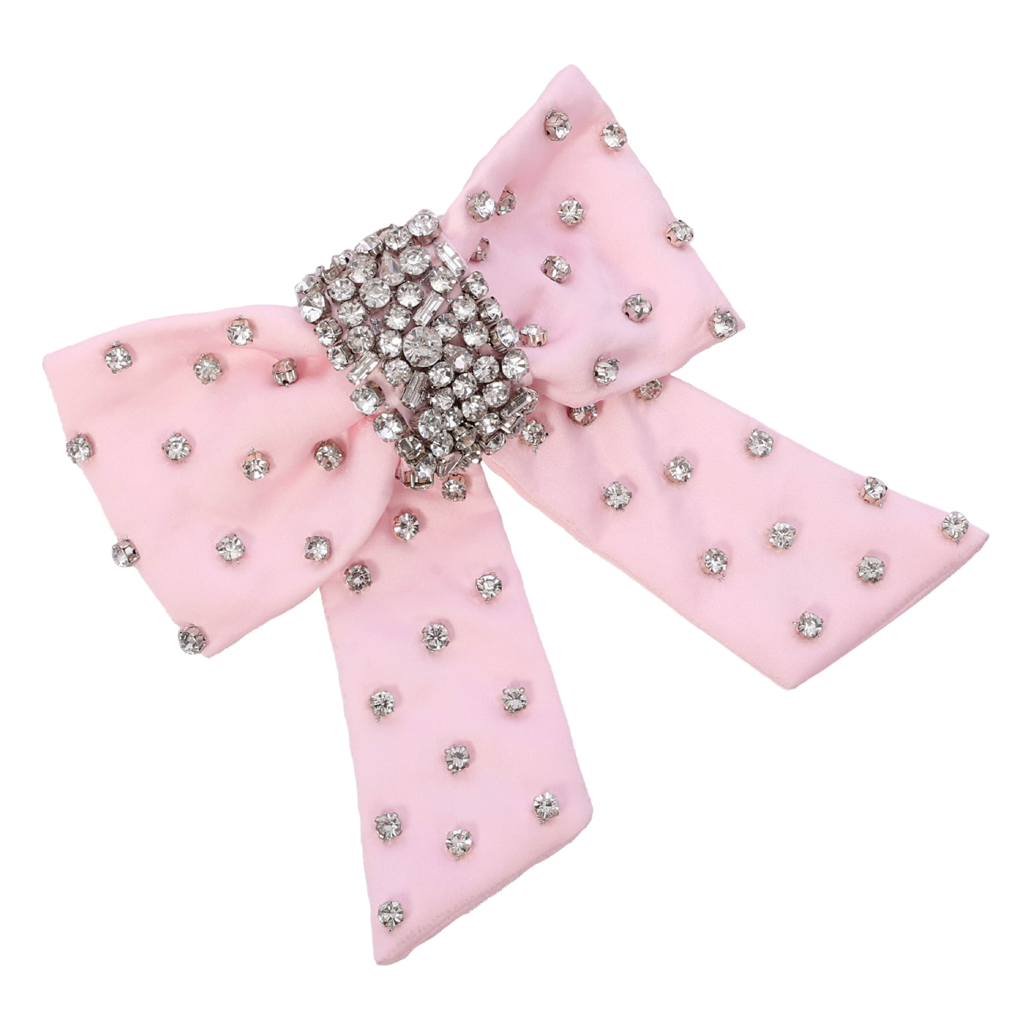 Pink Studded Bow