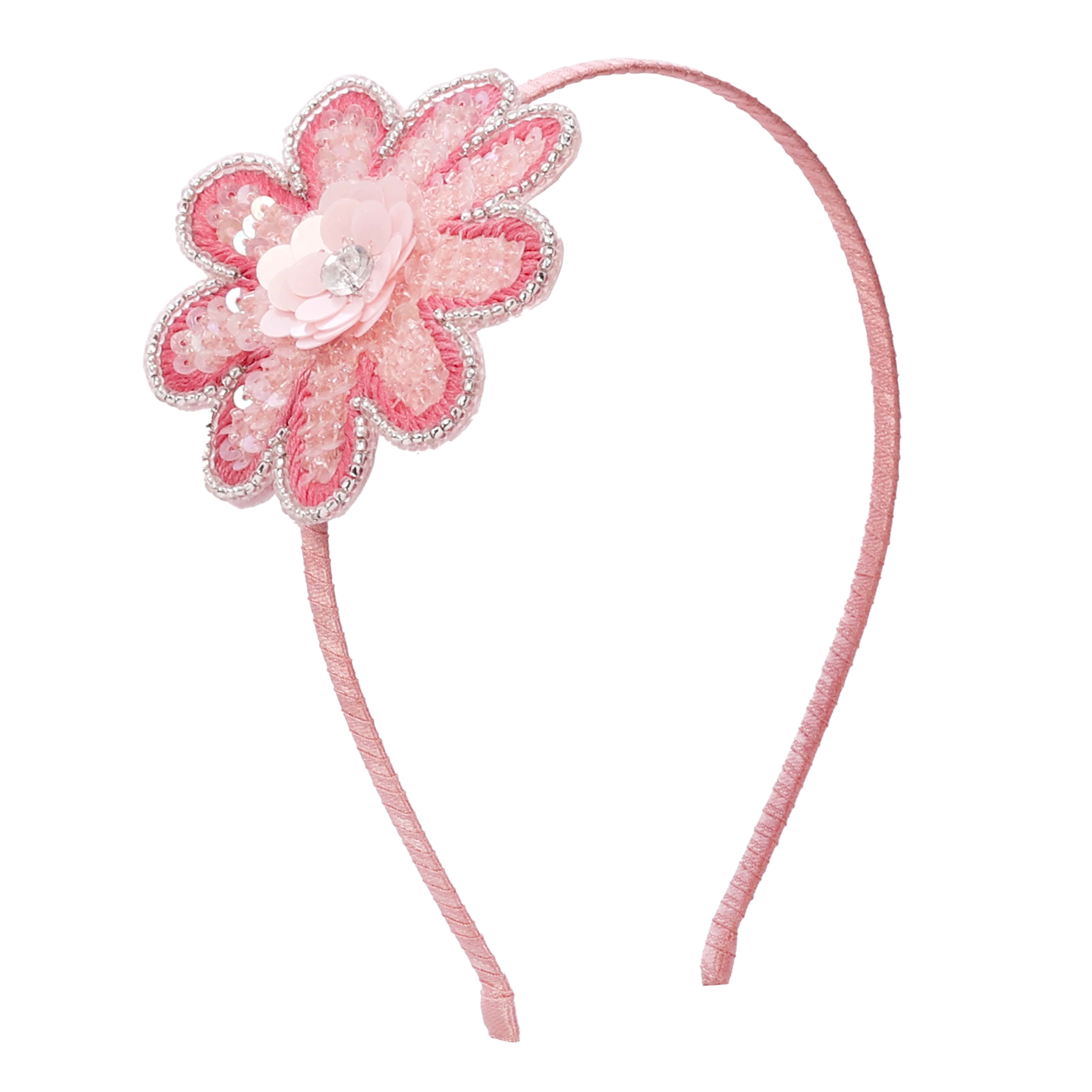 Pink Floral Hairband